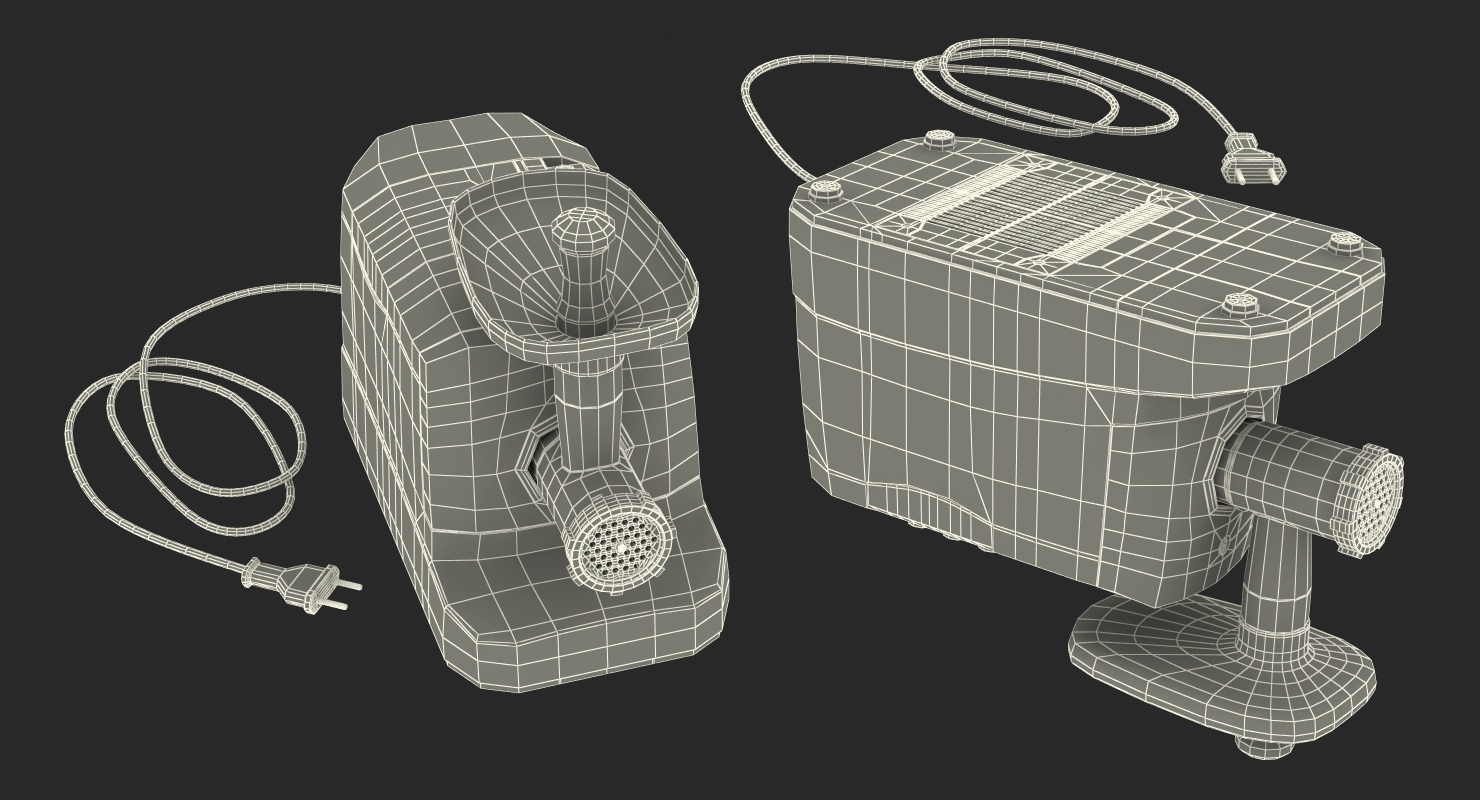 3D Electric Meat Grinder Gander model