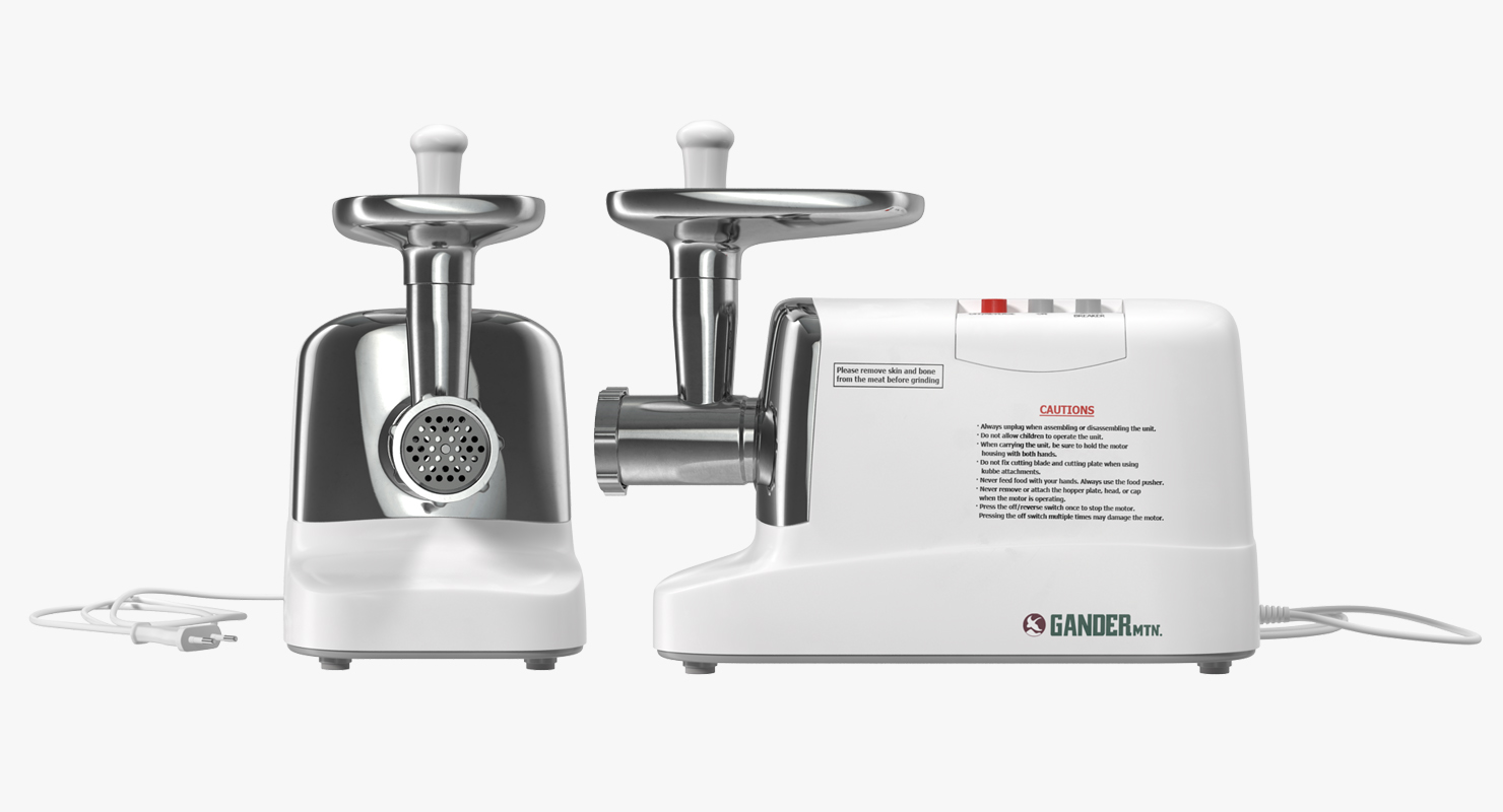 3D Electric Meat Grinder Gander model