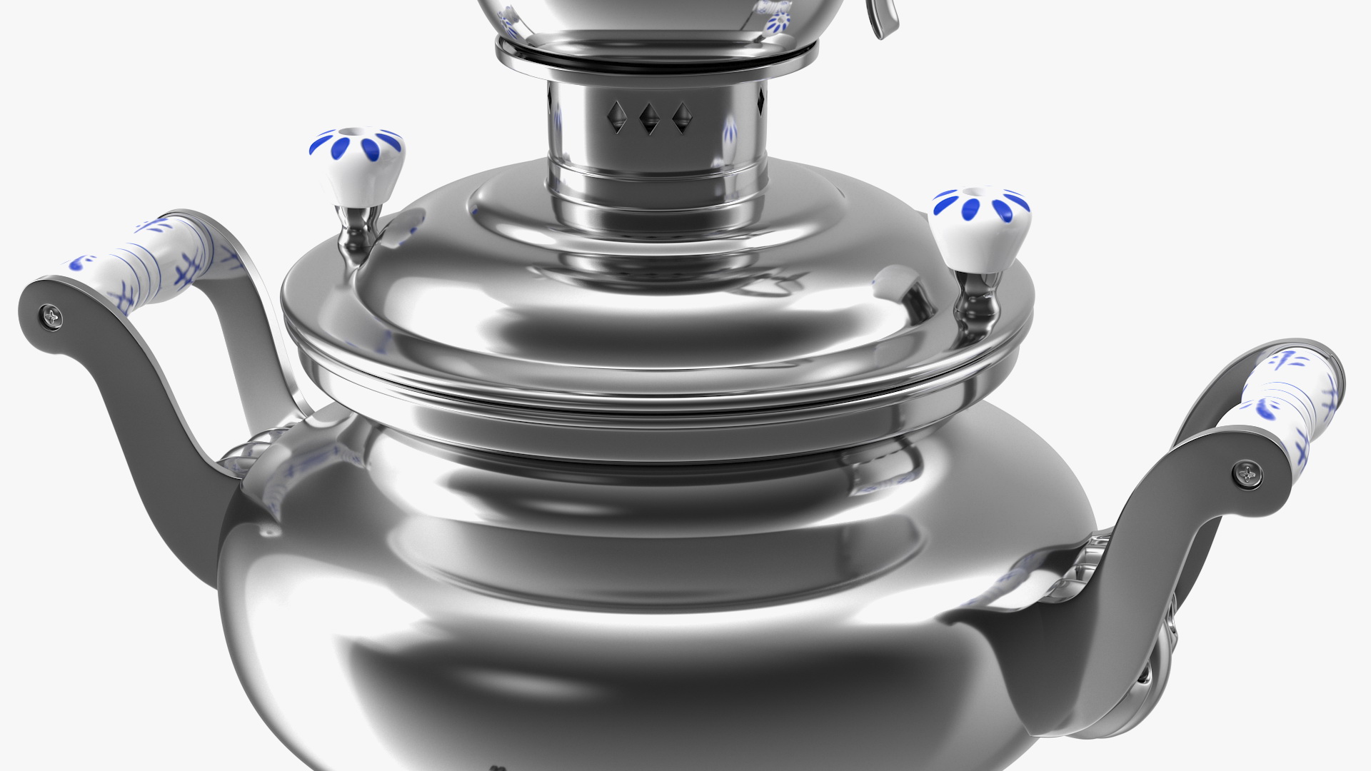 3D model Electric Russian Samovar Kettle Set