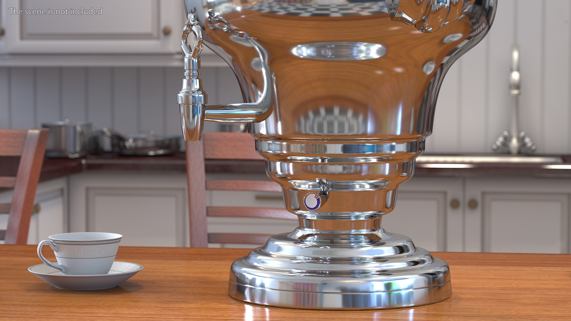 3D model Electric Russian Samovar Kettle Set