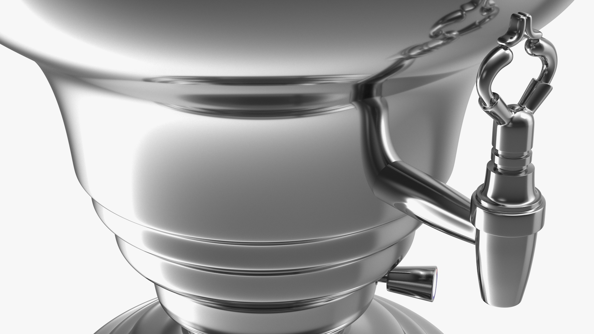 3D model Electric Russian Samovar Kettle Set