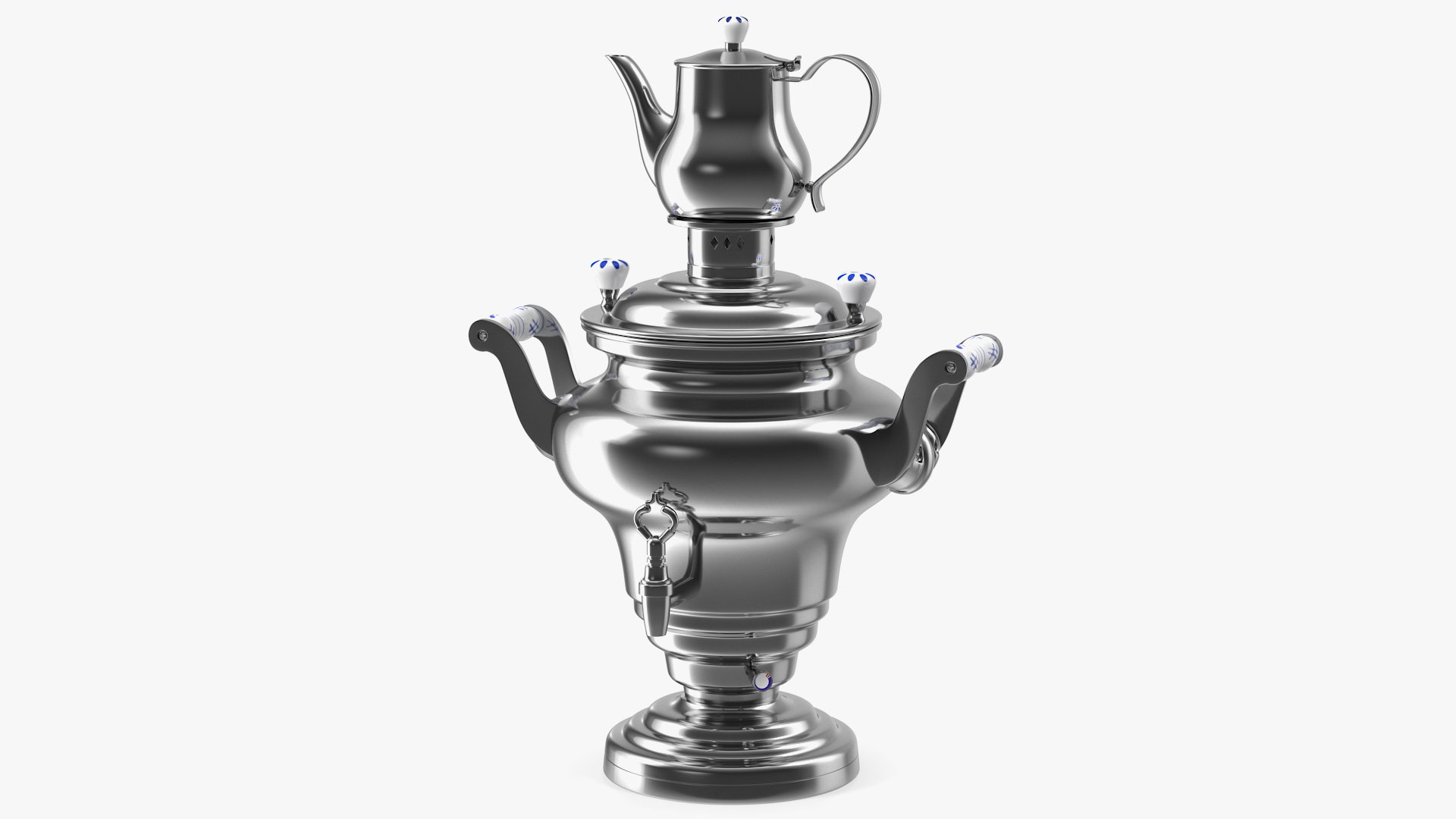 3D model Electric Russian Samovar Kettle Set