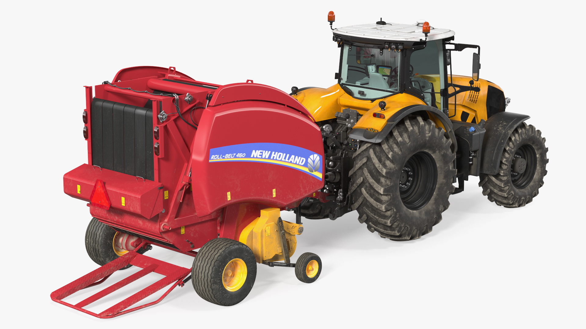 Tractor Generic with New Holland Roll Belt 3D