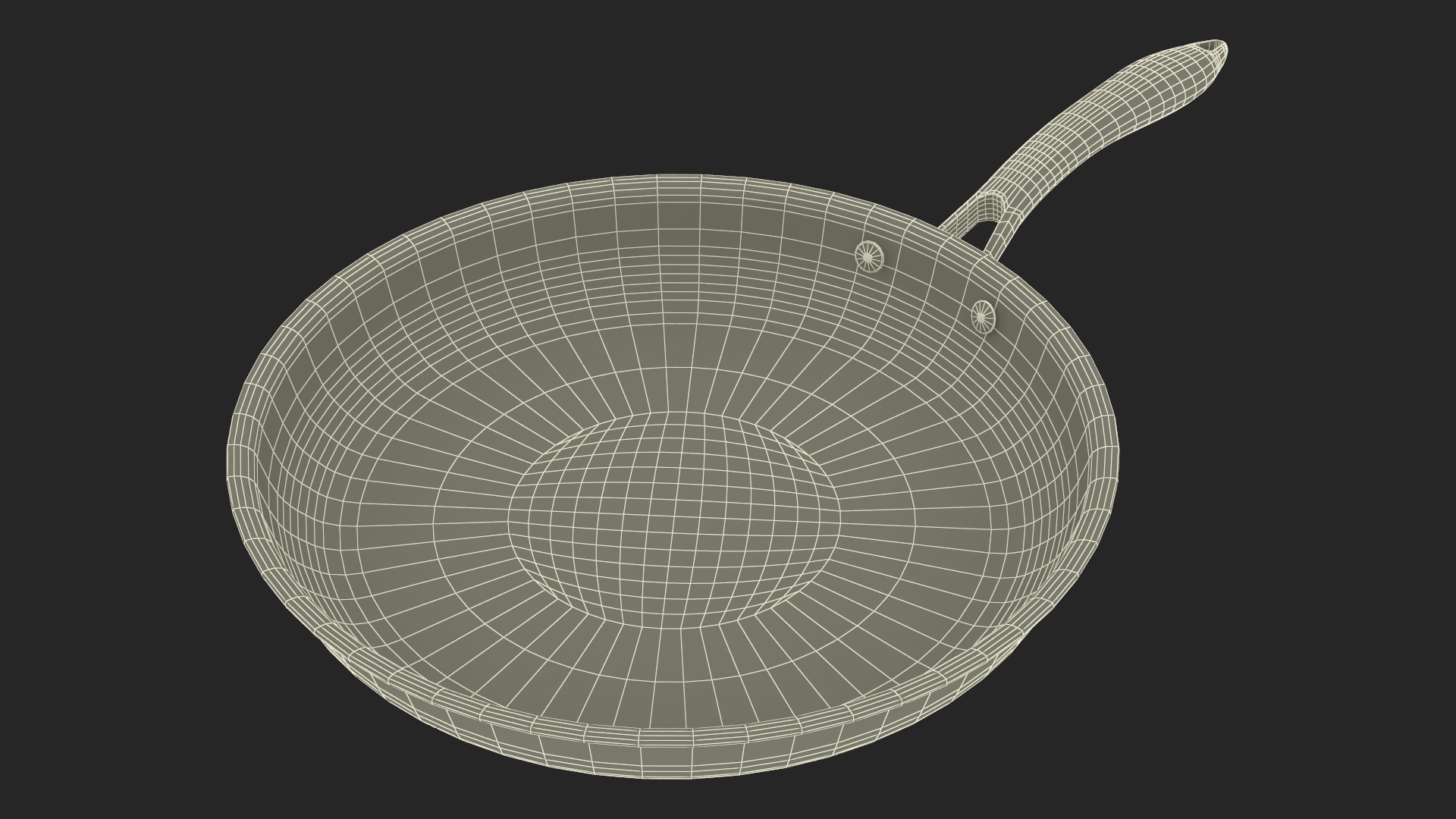 3D model HexClad Hybrid Nonstick Pan 12-inch