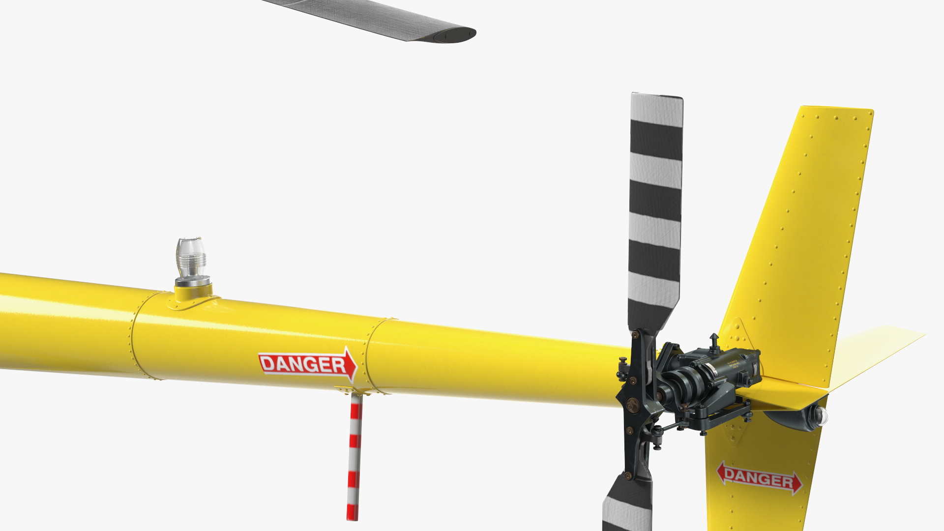 3D model Helicopter Trainer Yellow