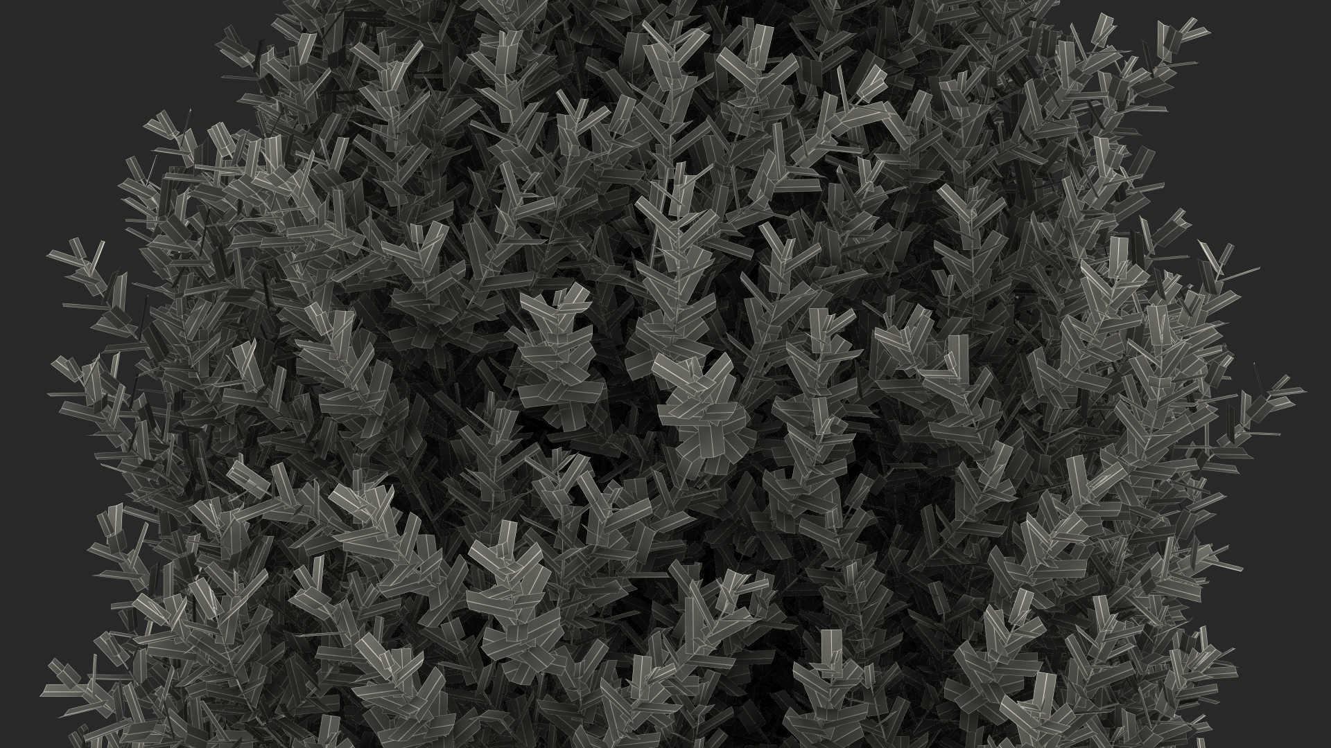 Sweet Bay Laurel Shrub 3D