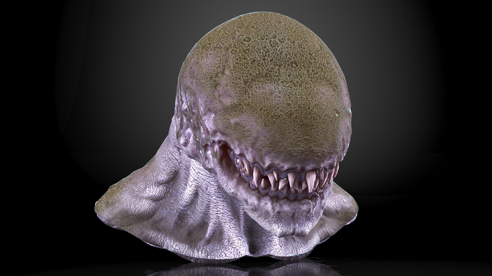 3D Monster Beast Head model