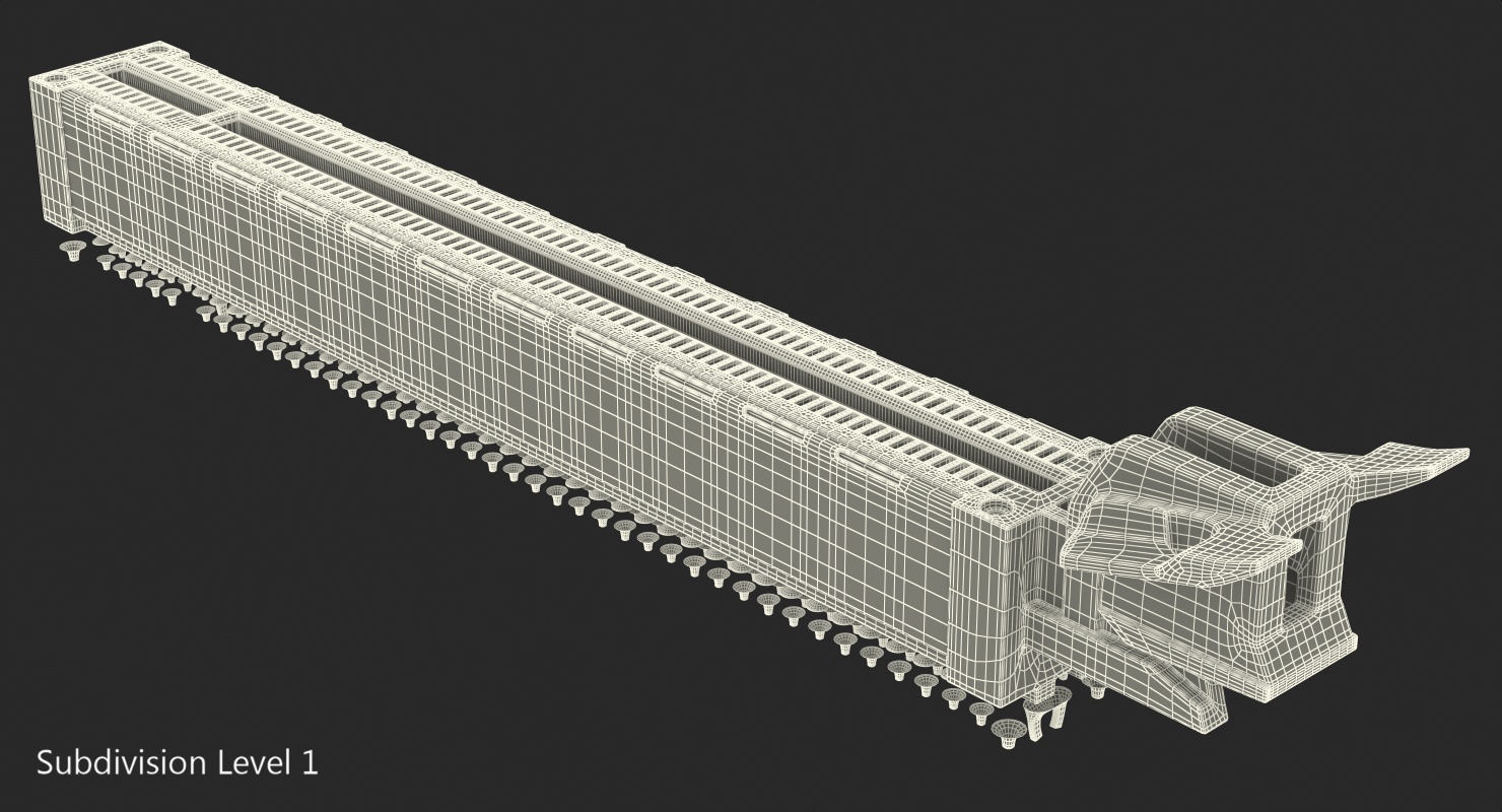 3D model PCI EX X16 Connector