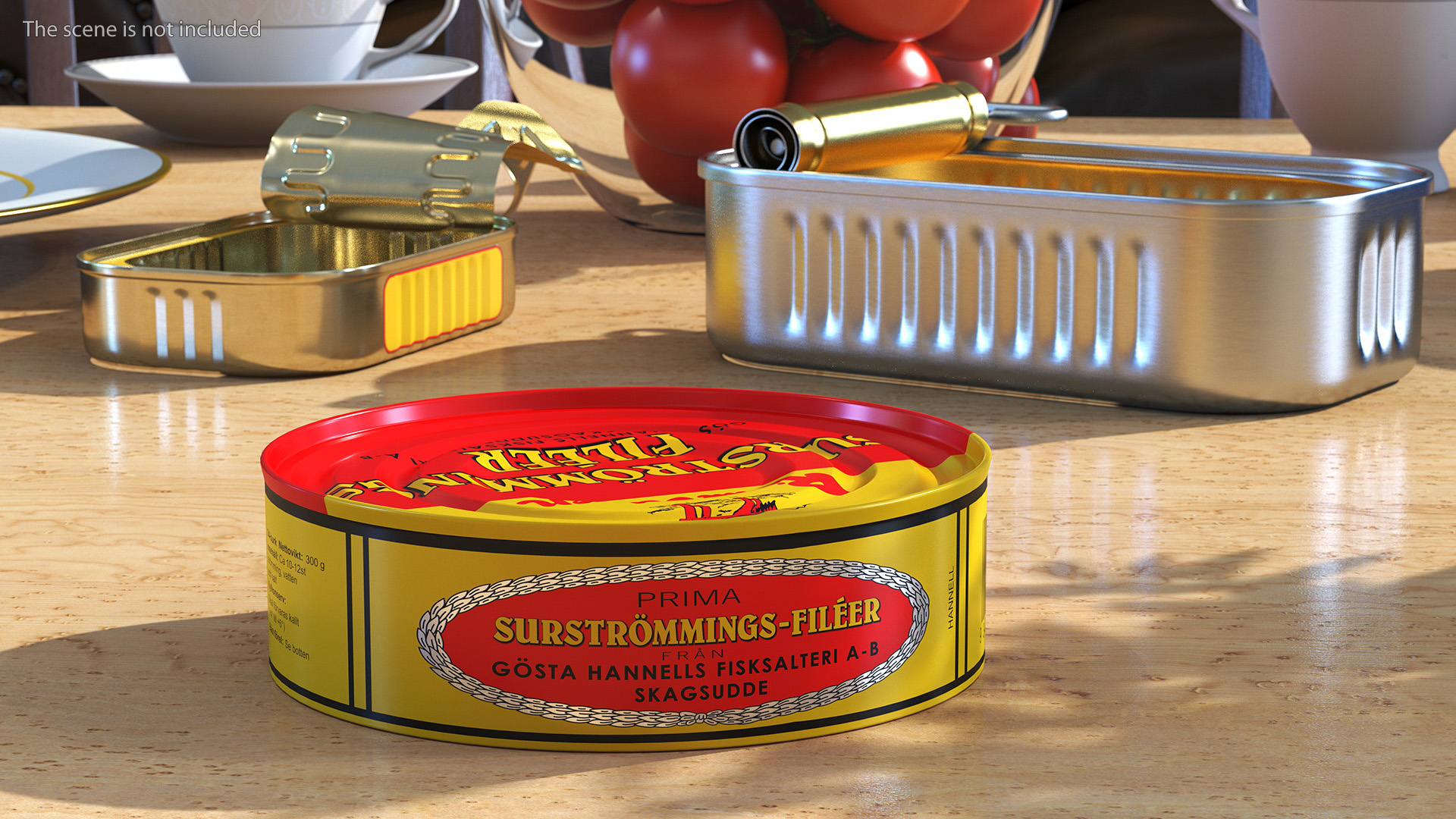 Canned Fish Surstromming 300g 3D model