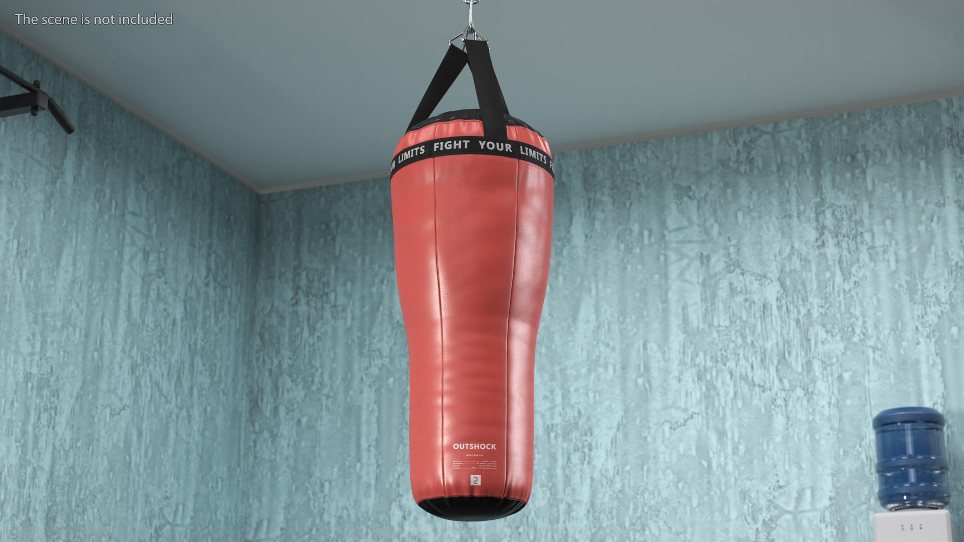 3D Boxing Angle Heavy Bag Brown model