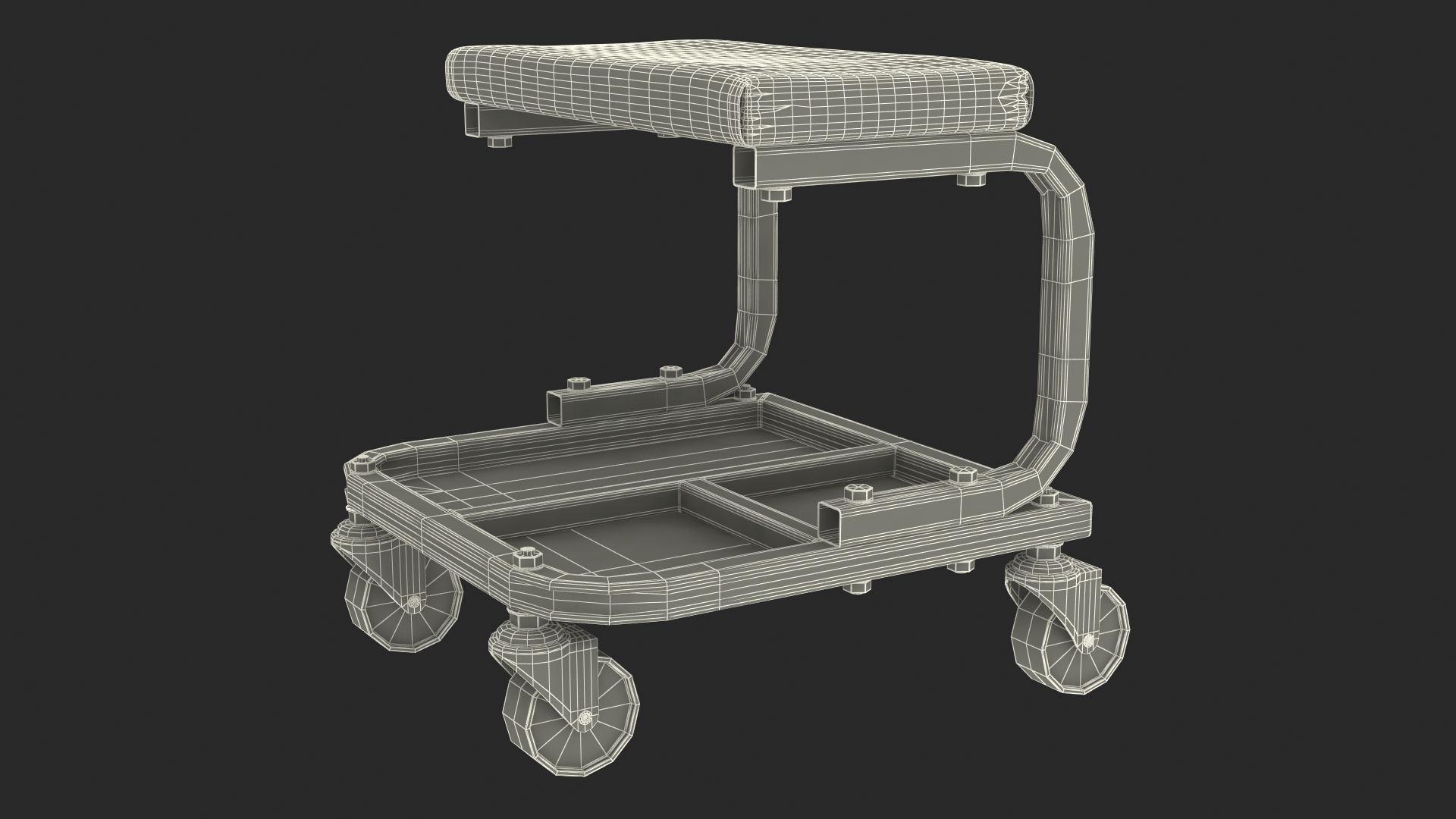 Motorcycle Lift Adapter Kit Rigged 3D model