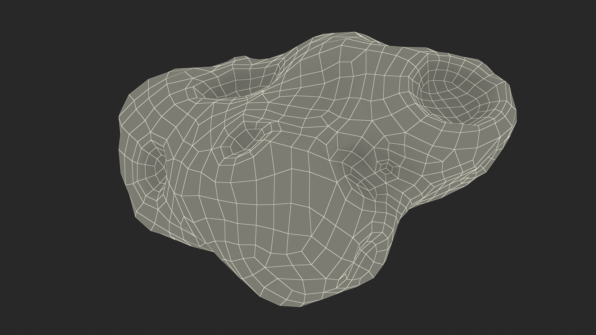 3D Asteroid Entering Atmosphere model