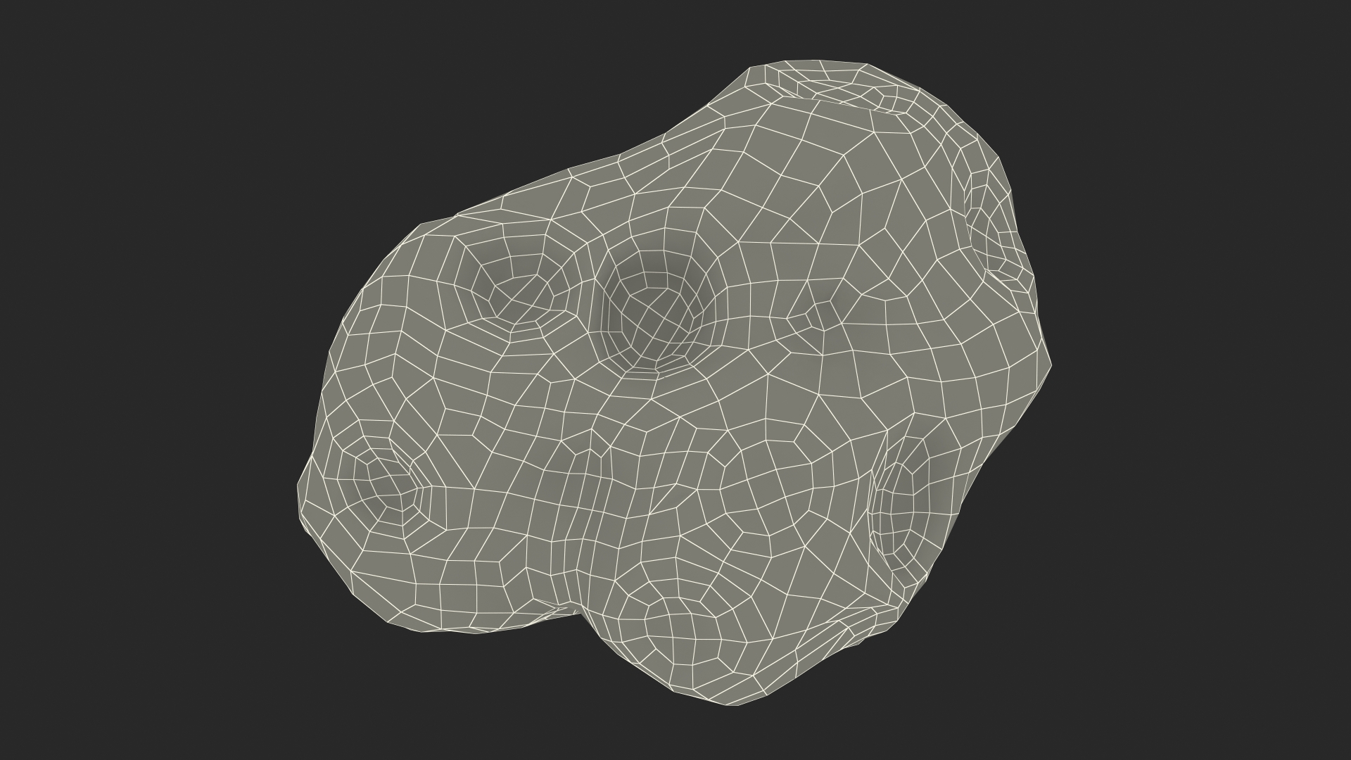 3D Asteroid Entering Atmosphere model