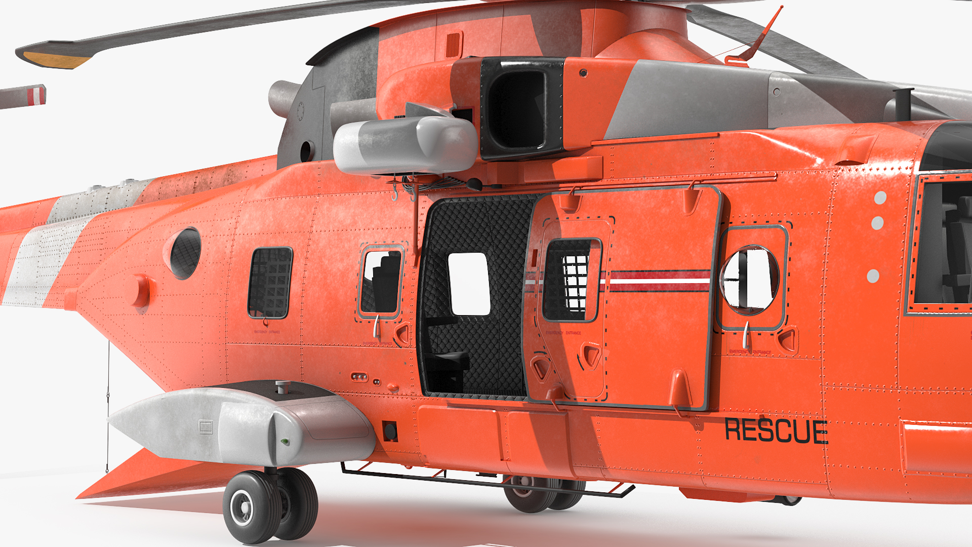 3D Search and Rescue Helicopter model