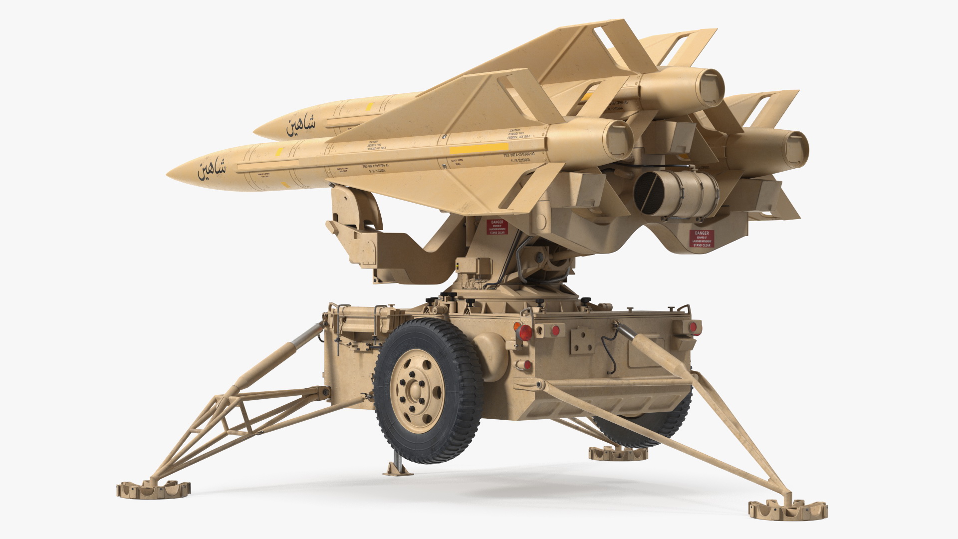 3D MIM23 HAWK System Sand Color model