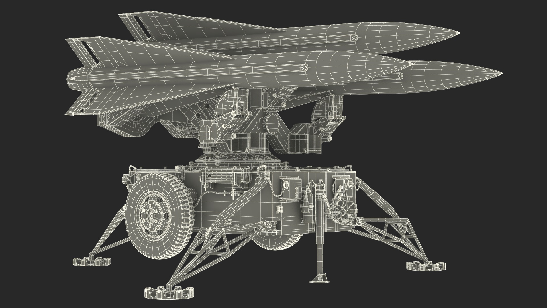 3D MIM23 HAWK System Sand Color model