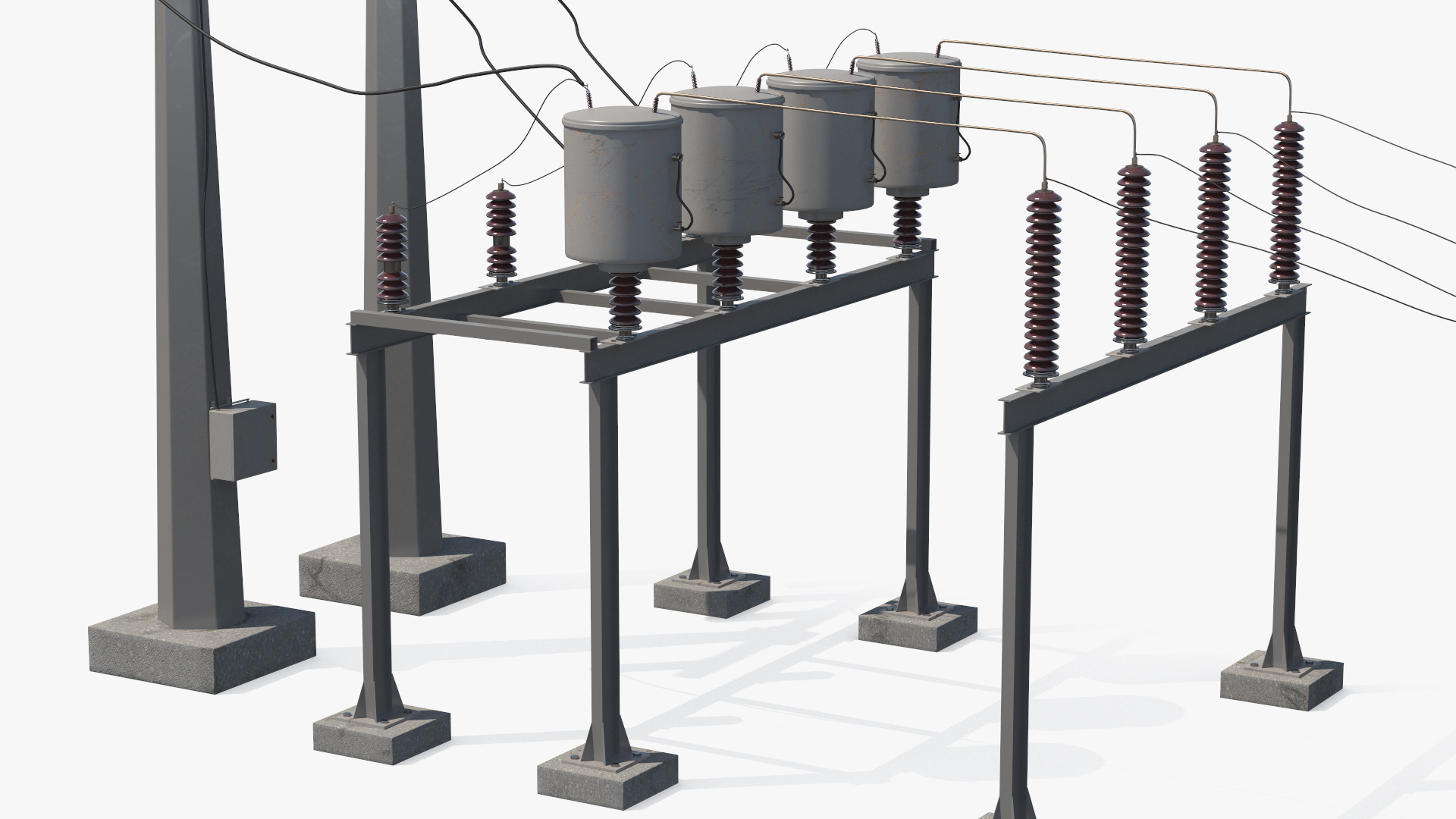 Electrical Power Substation Unit 3D