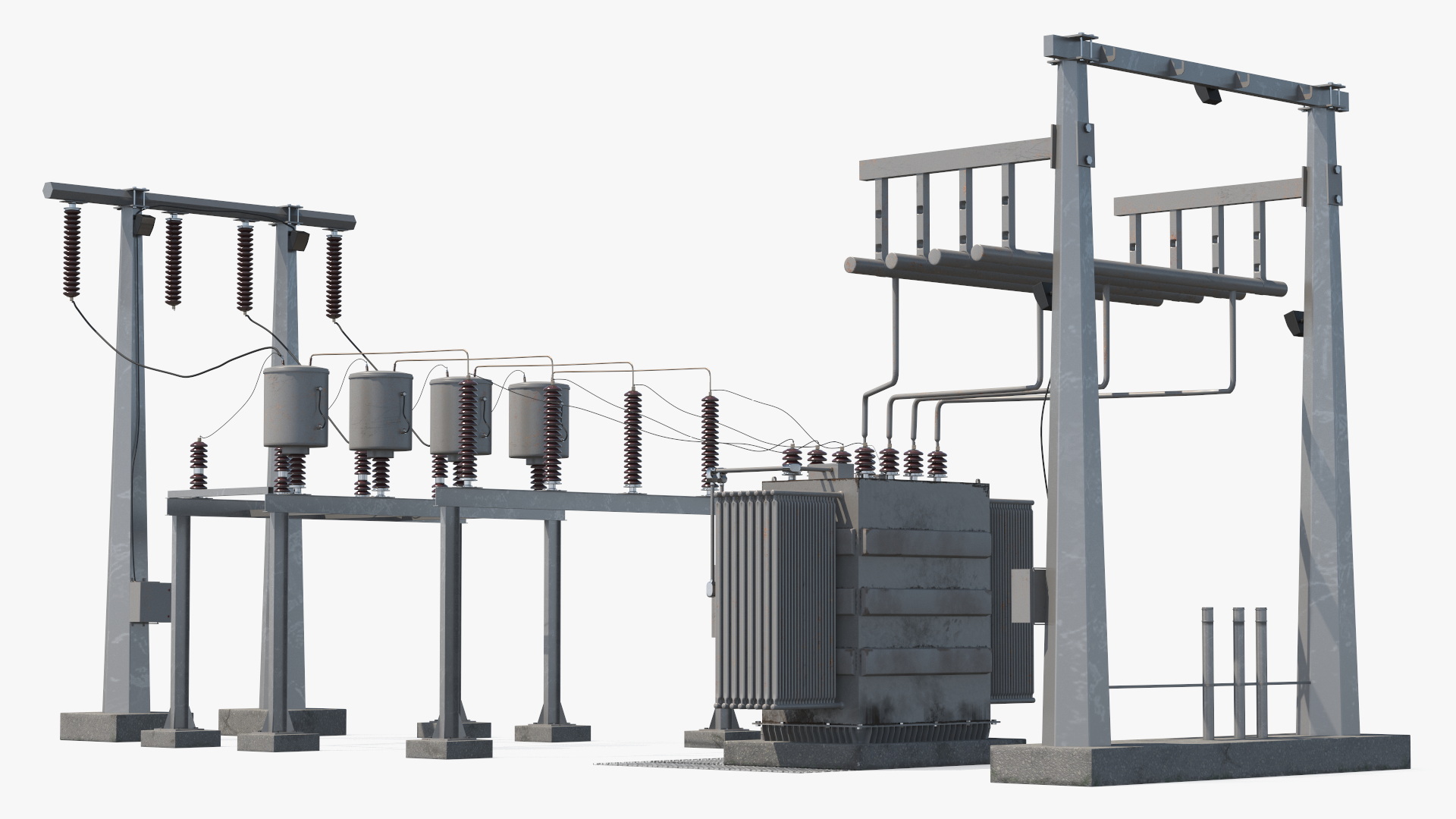 Electrical Power Substation Unit 3D