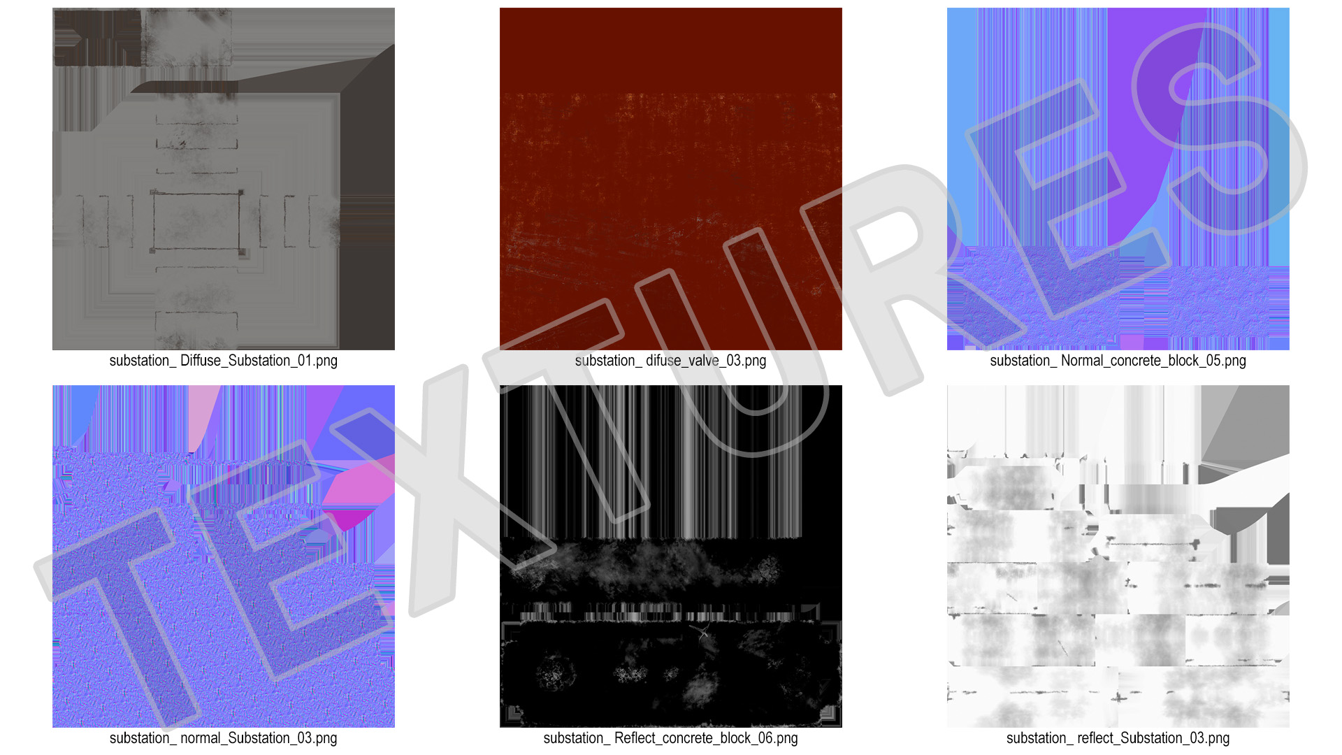 Electrical Power Substation Unit 3D