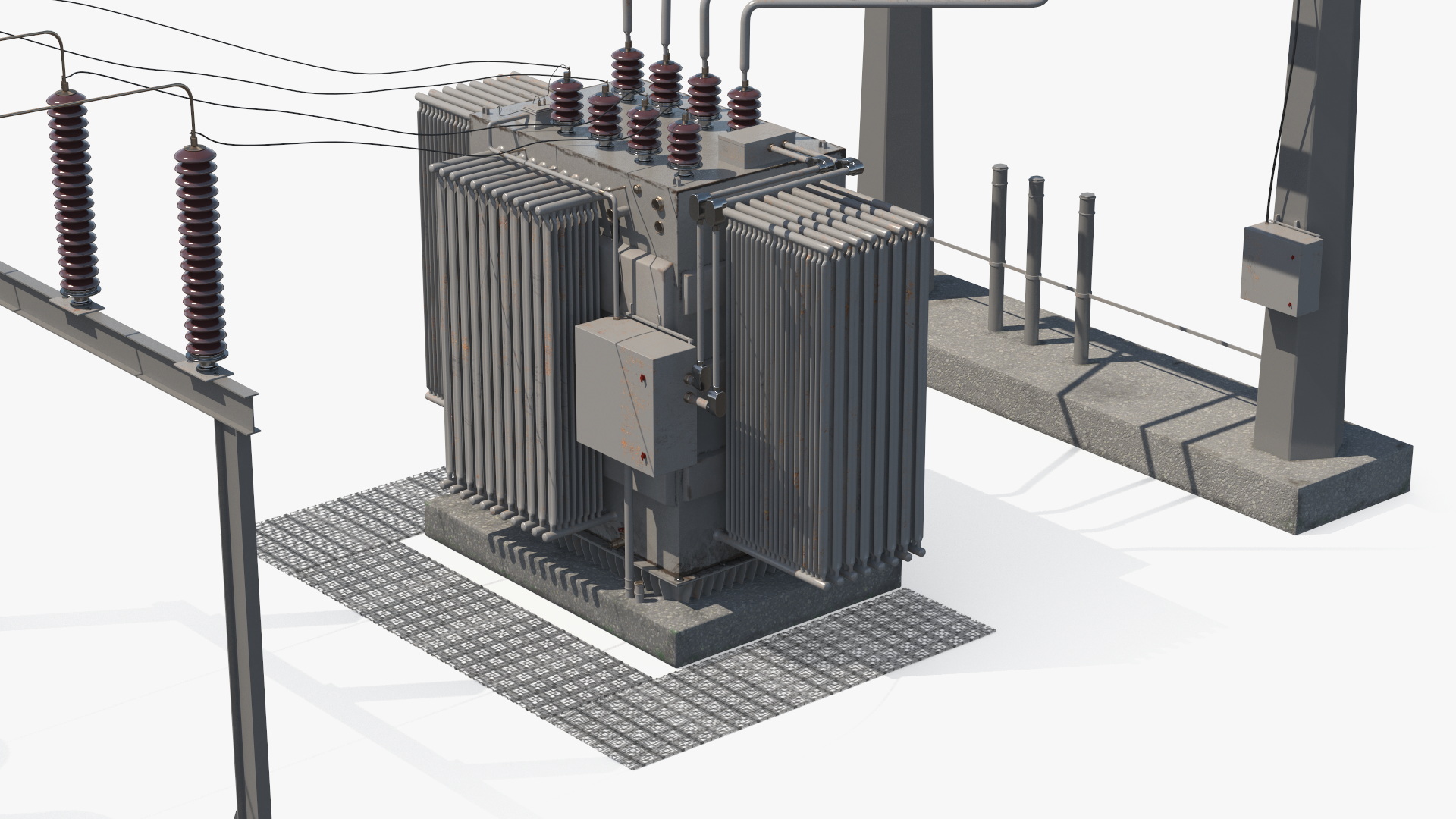 Electrical Power Substation Unit 3D