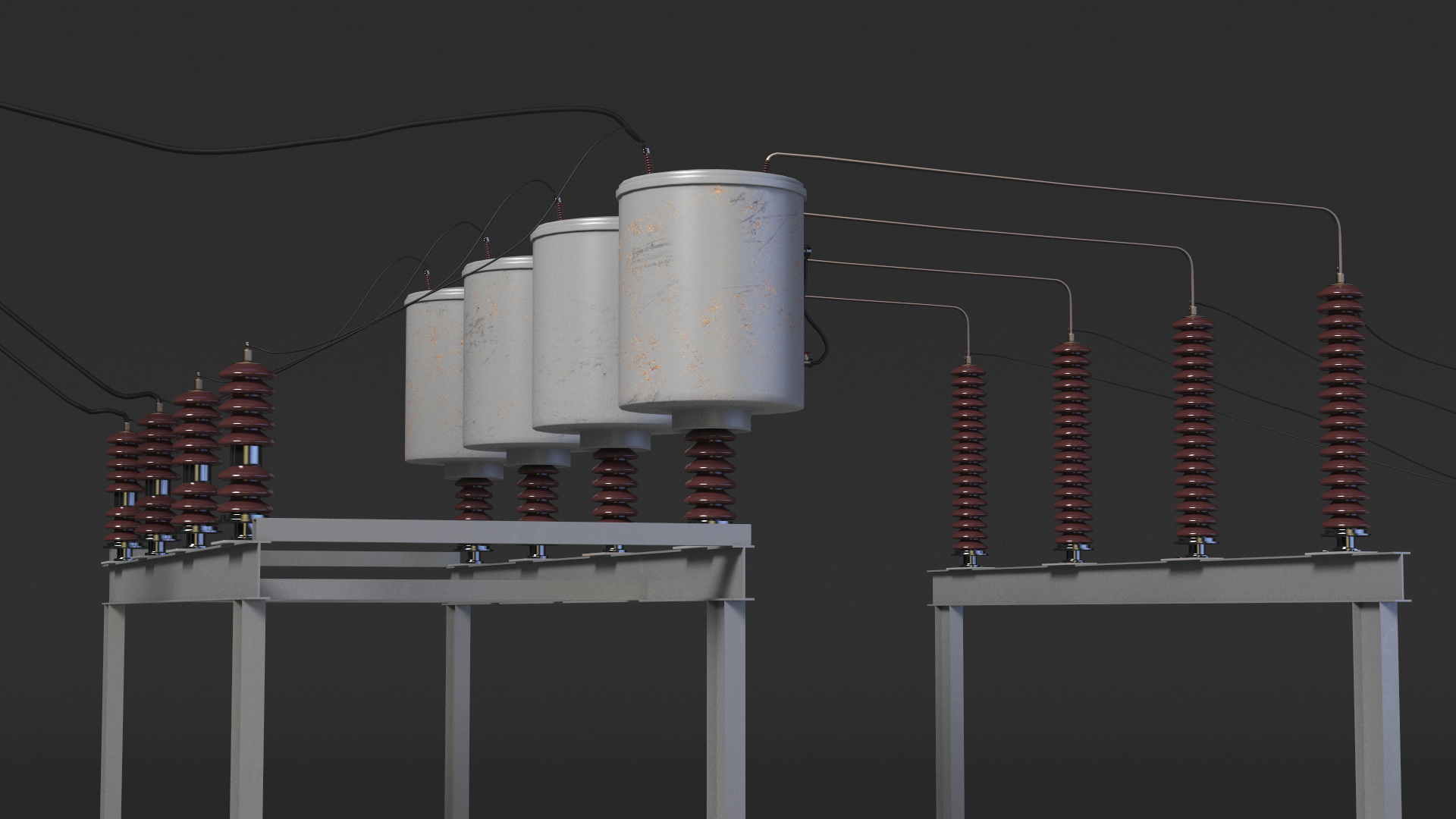 Electrical Power Substation Unit 3D