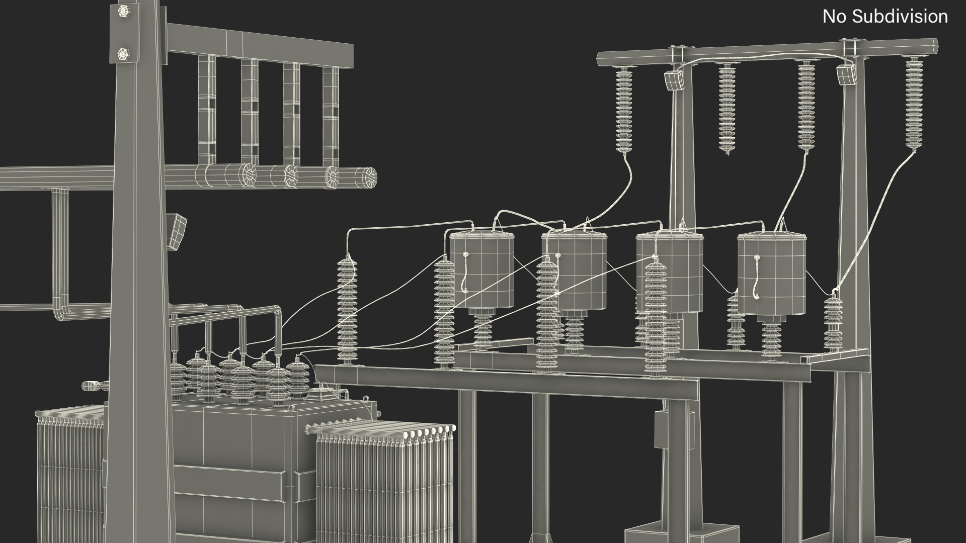 Electrical Power Substation Unit 3D