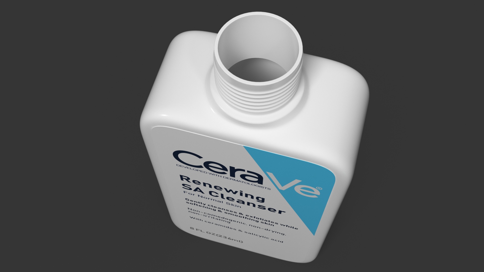 CeraVe Cleanser Dispenser Bottle 236 ml Blue 3D model