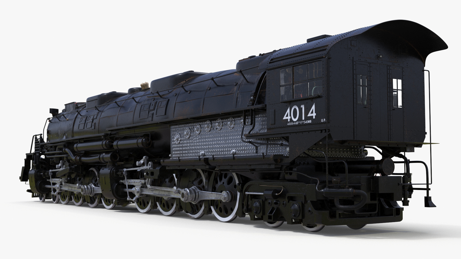 3D Locomotive Big Boy model