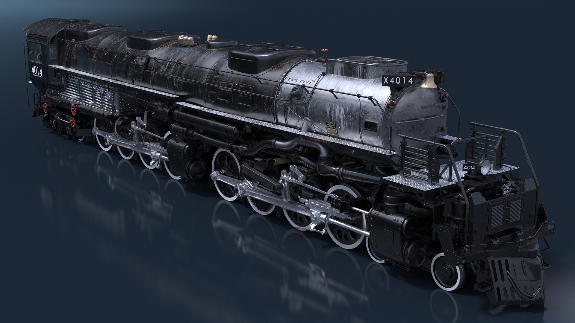 3D Locomotive Big Boy model