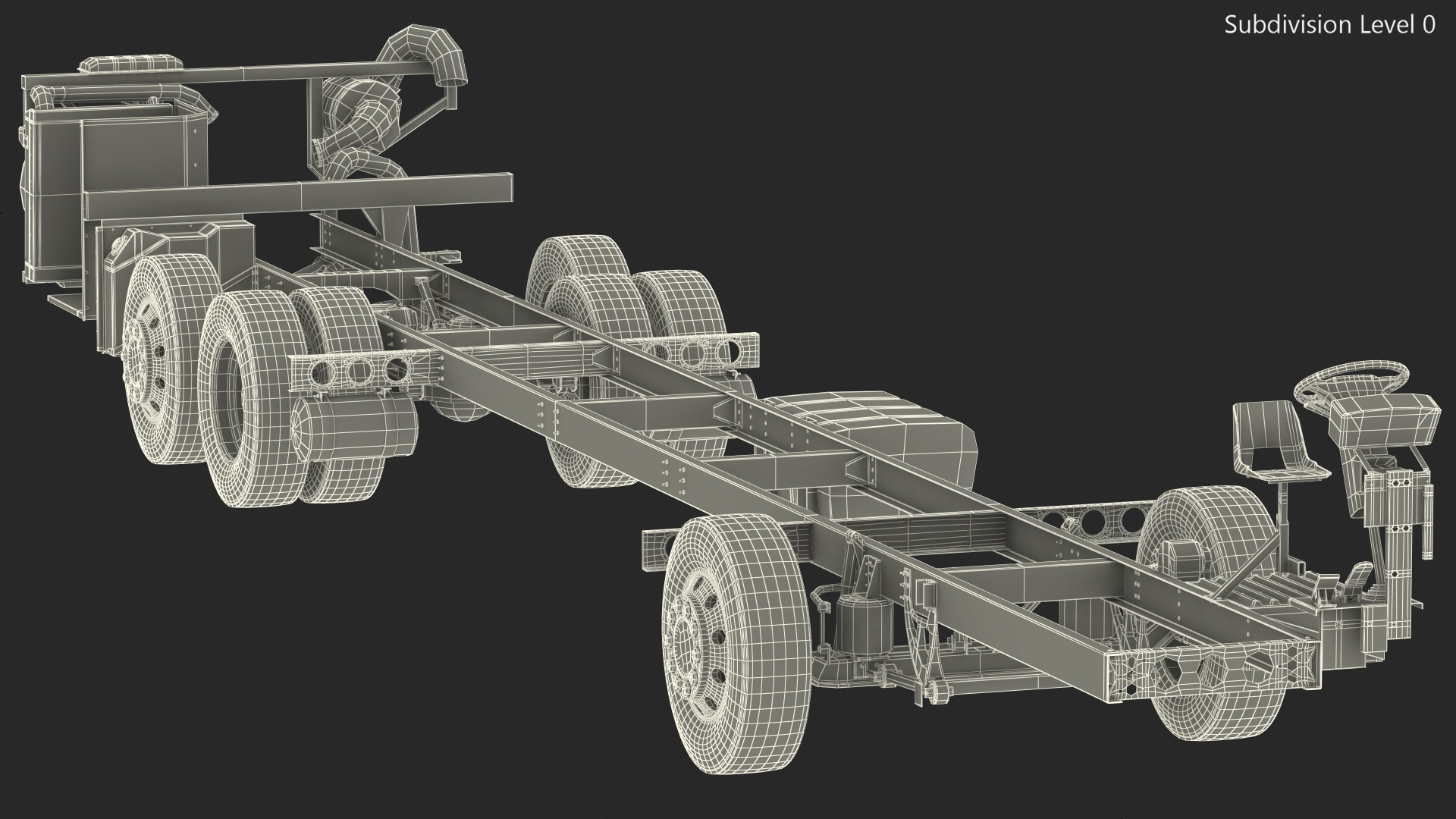 Bus Chassis Generic 3D model