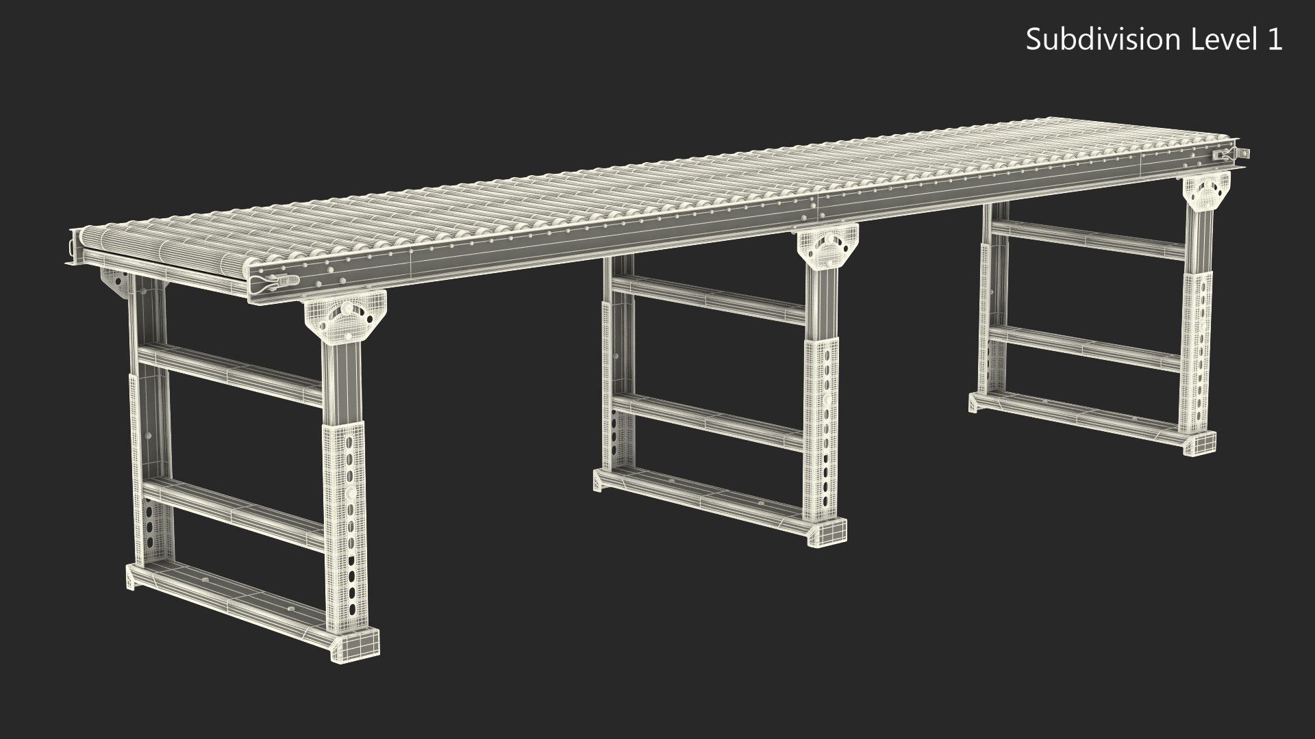 3D Conveyor Roller Stand