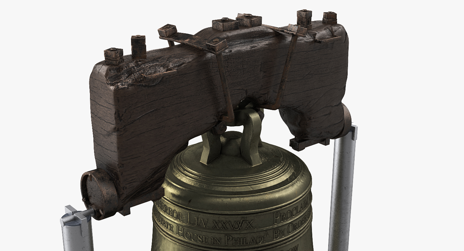 3D model Liberty Bell Independence Hall