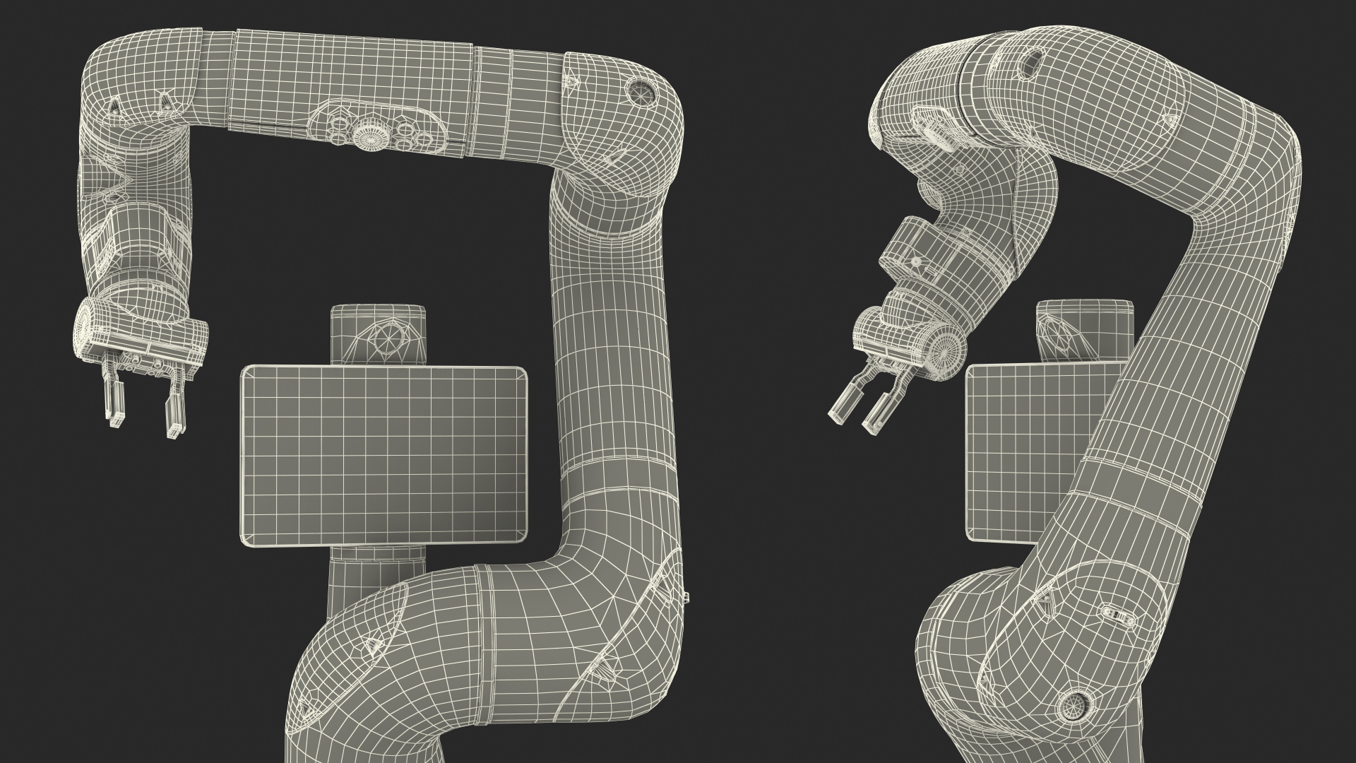 3D model Collaborative Robot with Mobile Pedestal