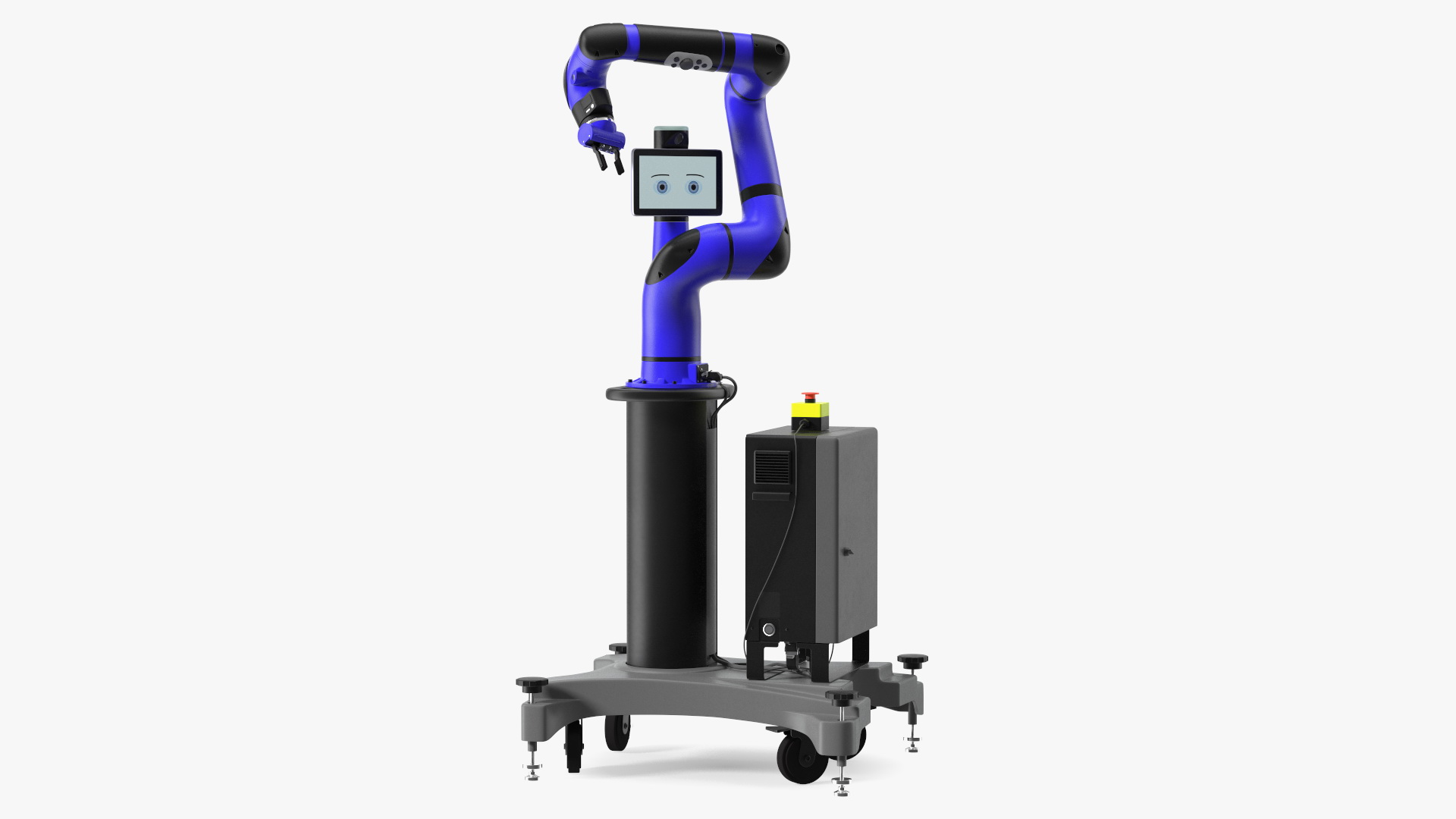 3D model Collaborative Robot with Mobile Pedestal