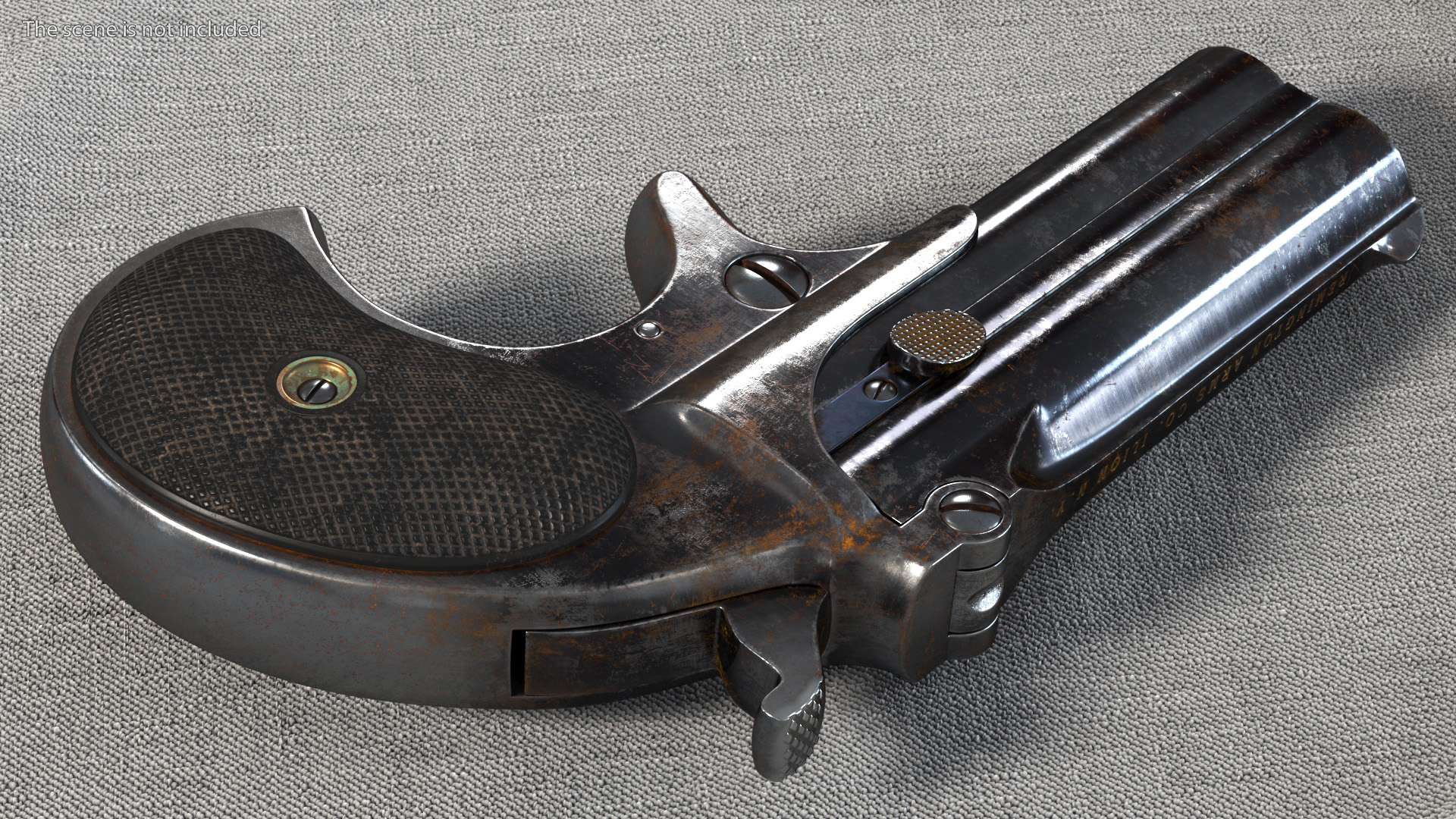 3D Old Gun Remington Model 95