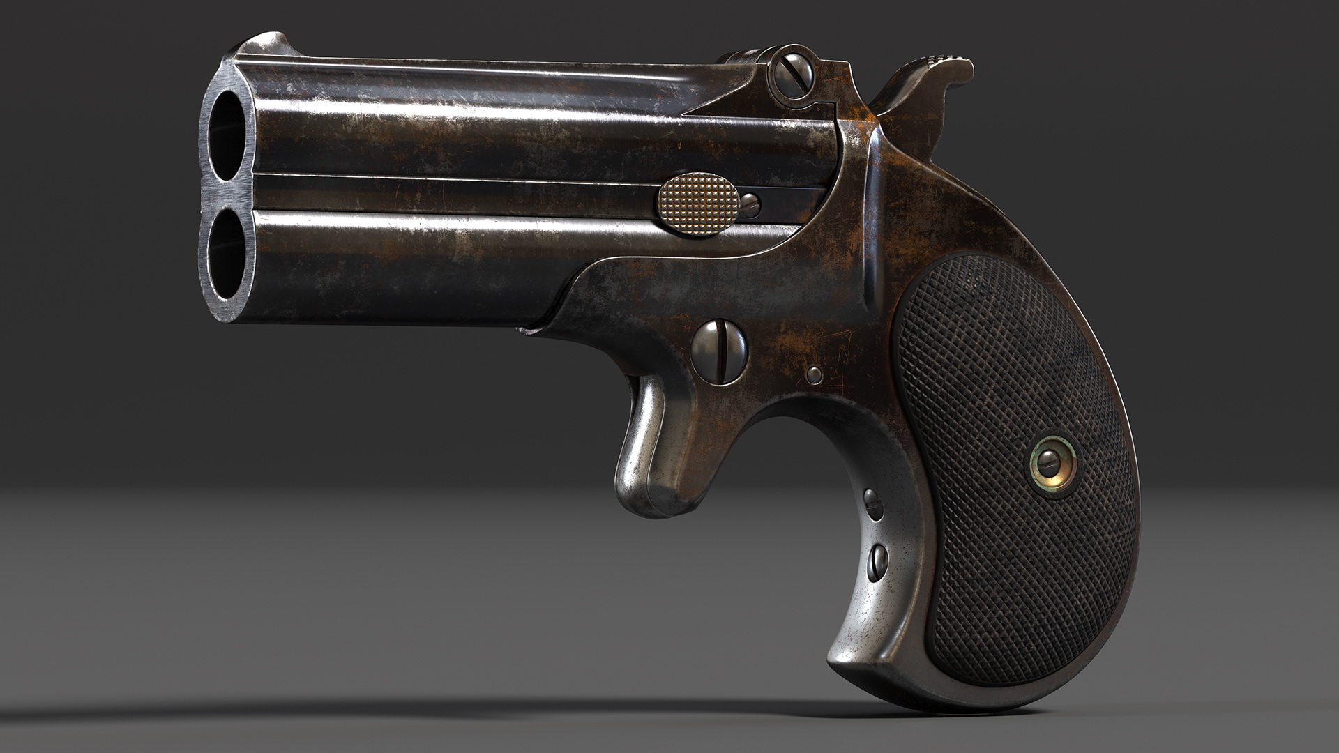 3D Old Gun Remington Model 95