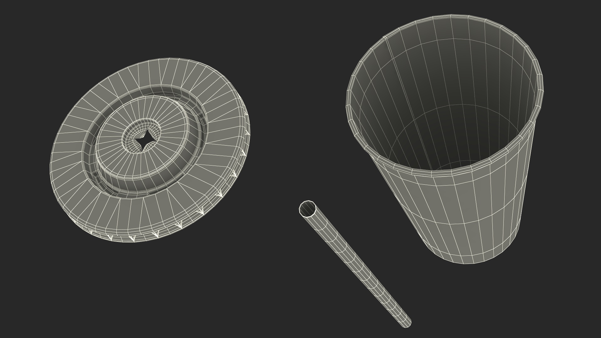 3D model Street Food Set