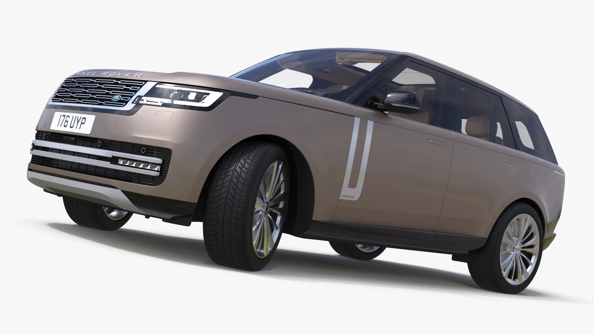 3D Range Rover 2022 Rigged model