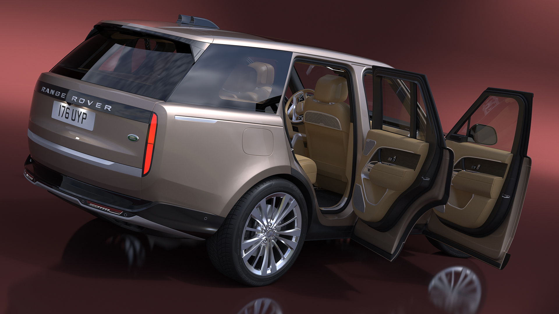 3D Range Rover 2022 Rigged model