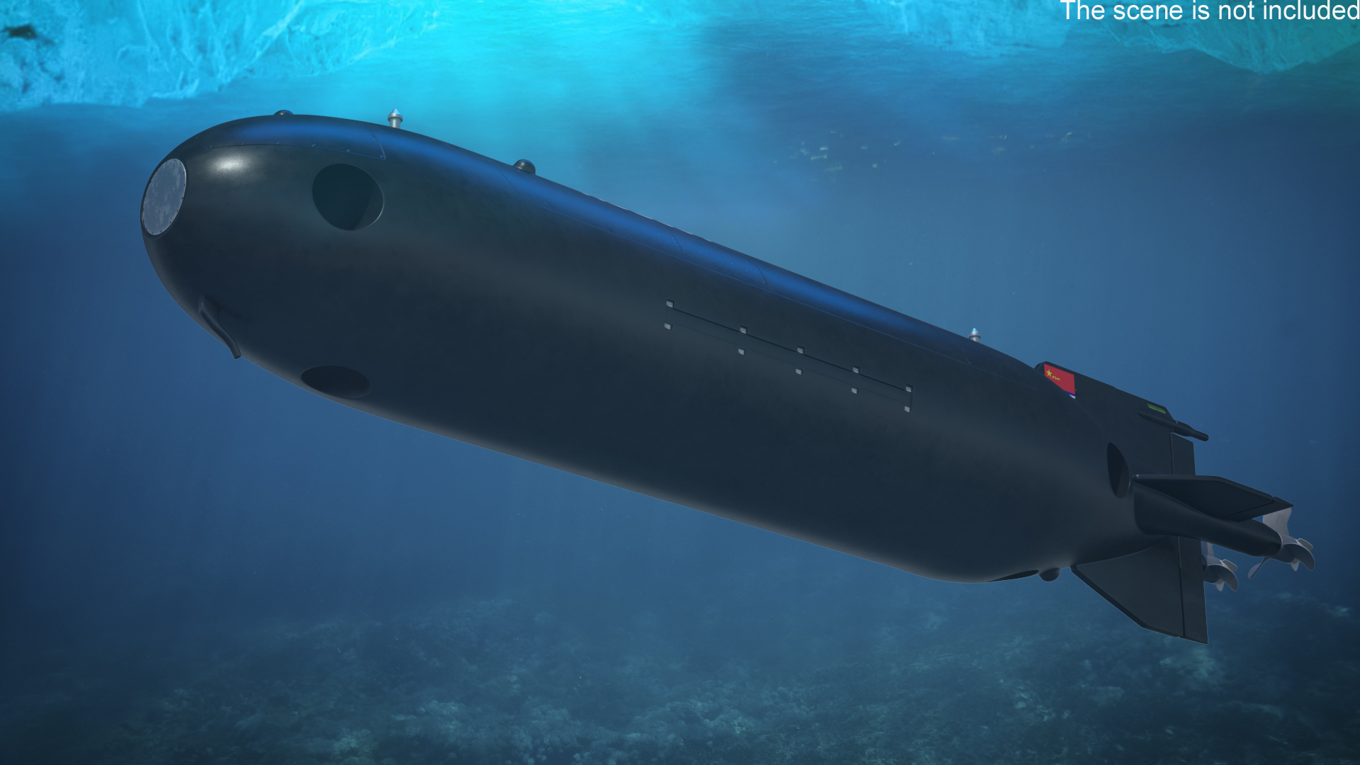 3D HSU 001 Chinese Submarine Drone