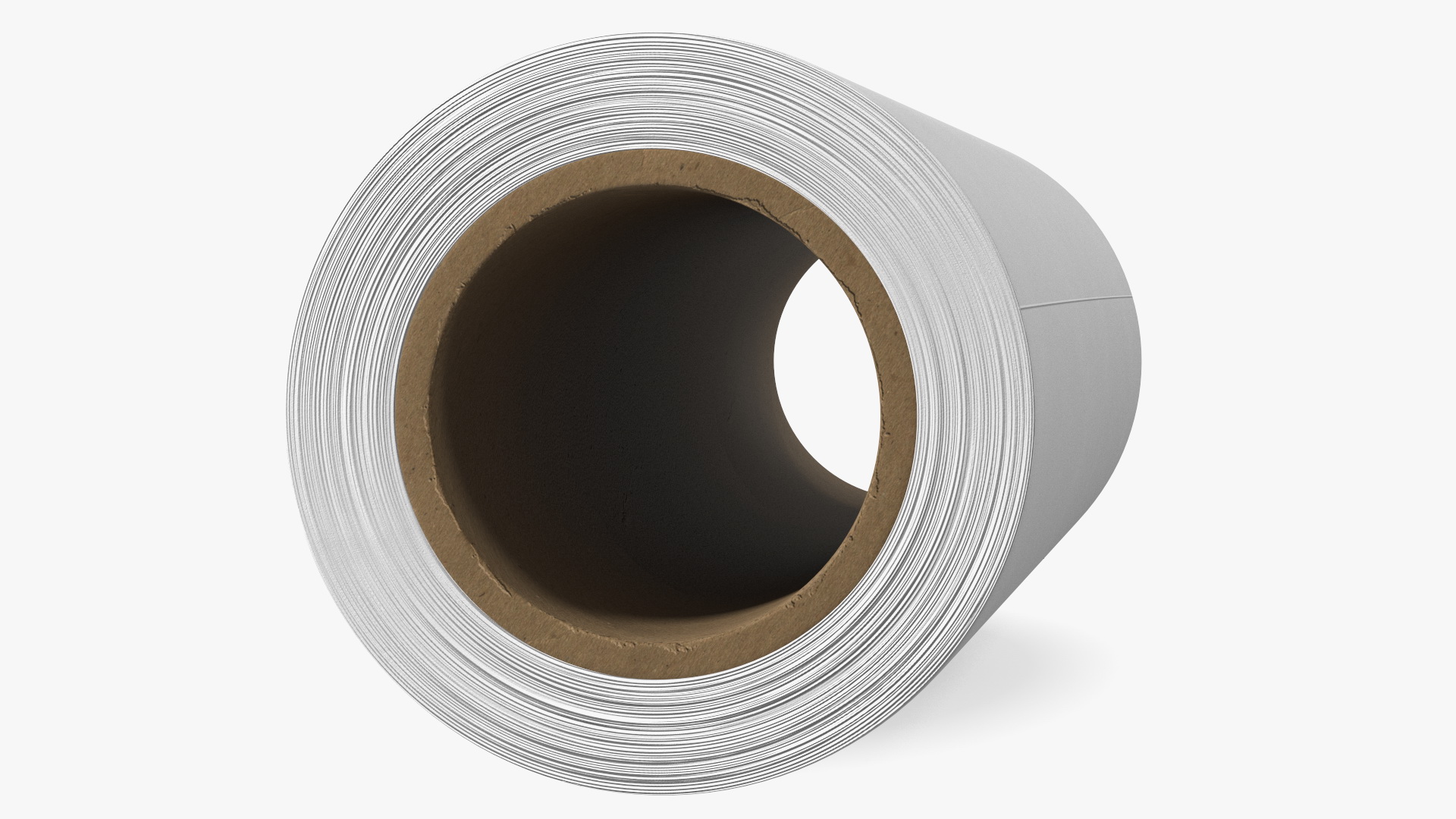 3D Paper Roll White