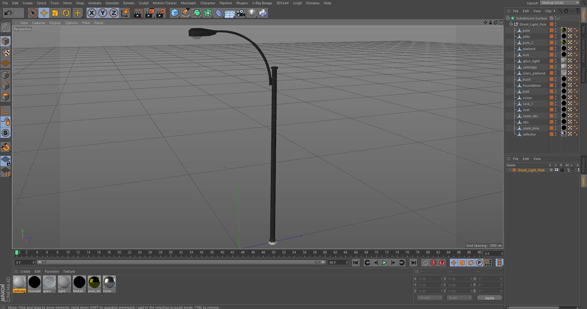 Street Light Pole 3D