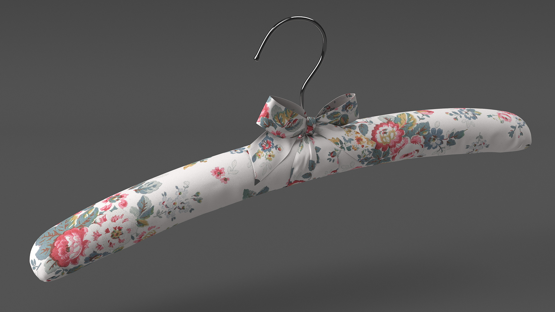 3D Soft Satin Rack with Flowers model