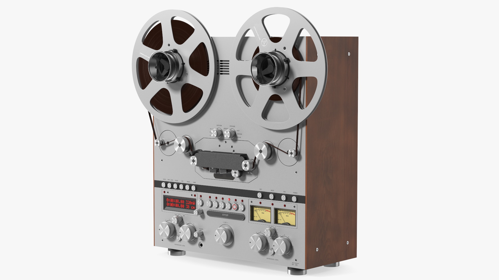 3D Reel to Reel Tape Recorder