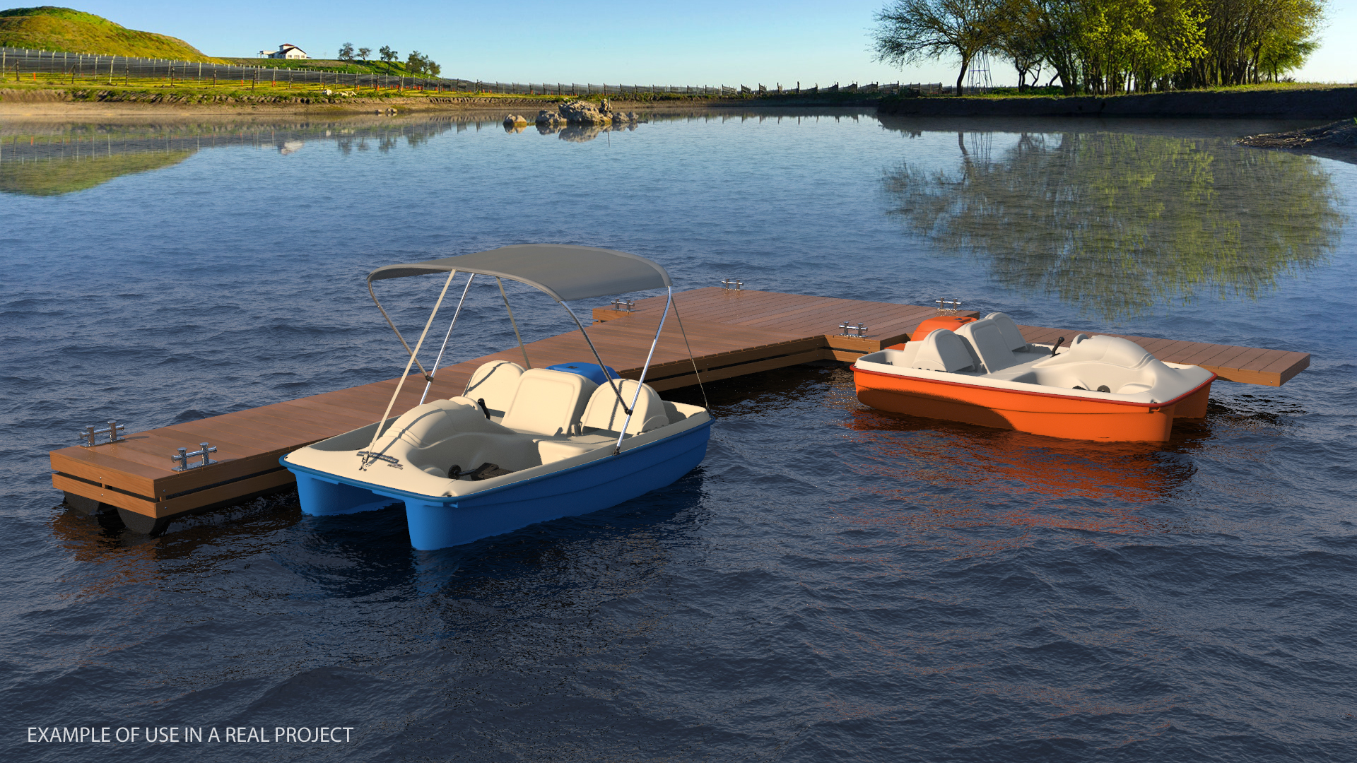 3D Floating Pontoon