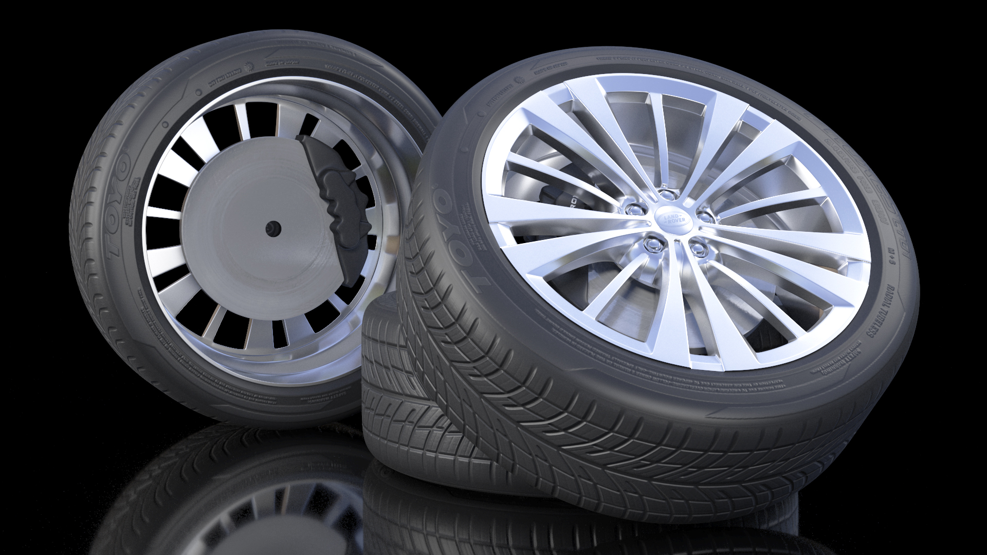 Range Rover Wheel 3D