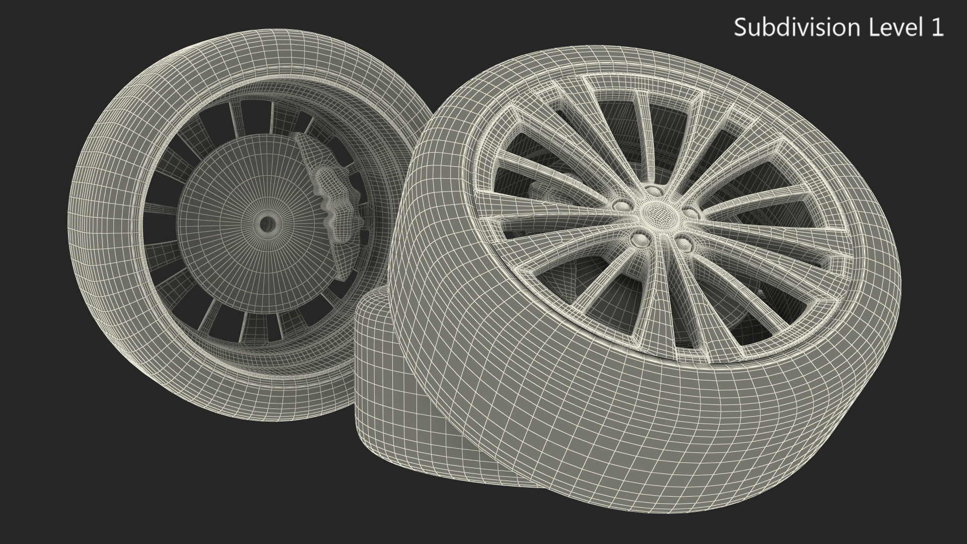 Range Rover Wheel 3D