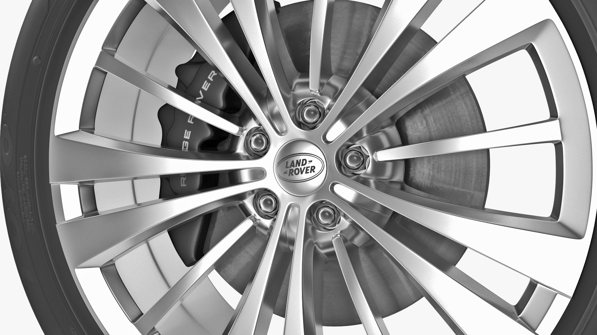 Range Rover Wheel 3D