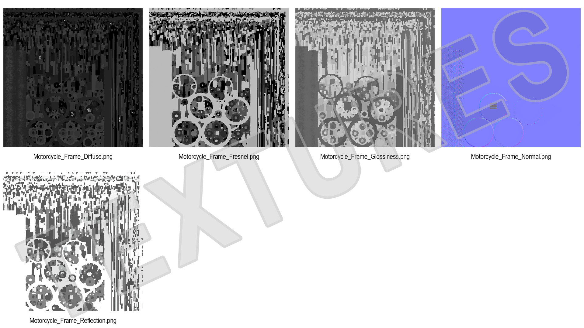 Motorcycle Spoked Wheel with Disc Brake 3D model