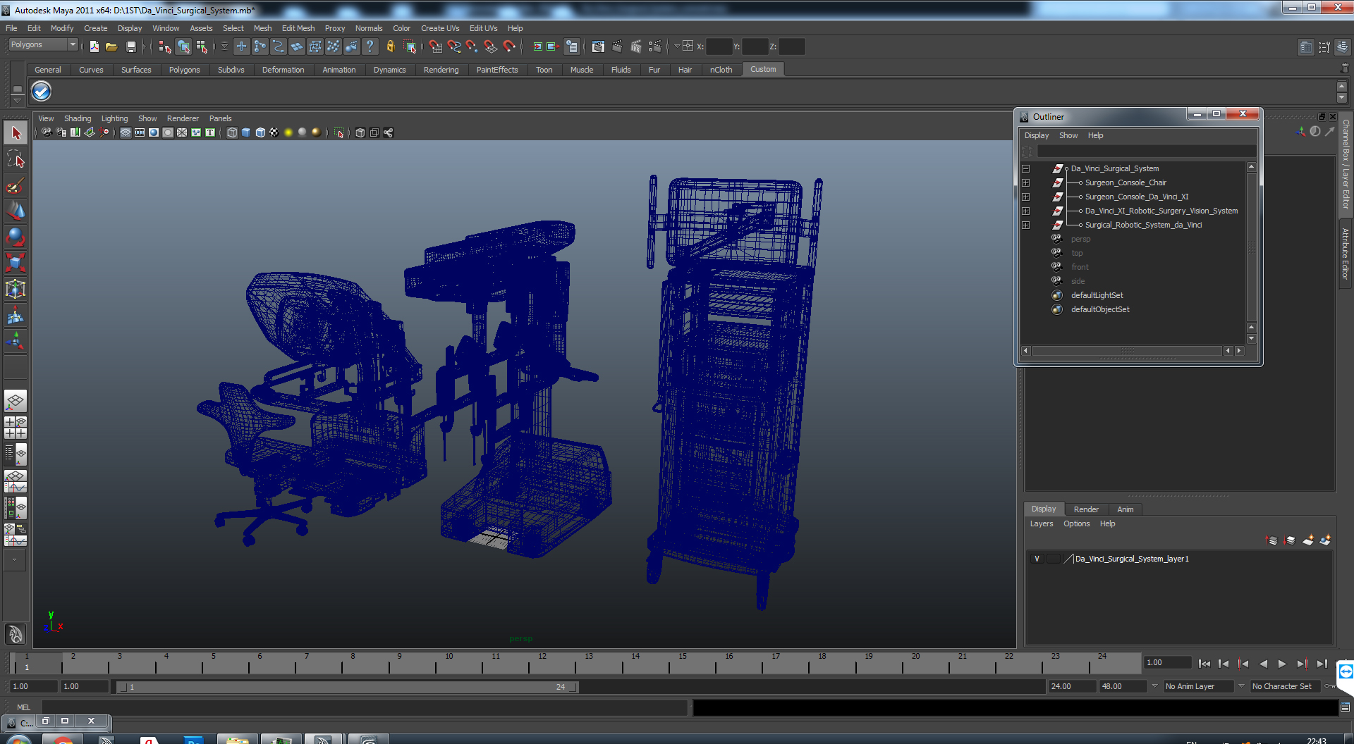 Da Vinci Surgical System 3D model